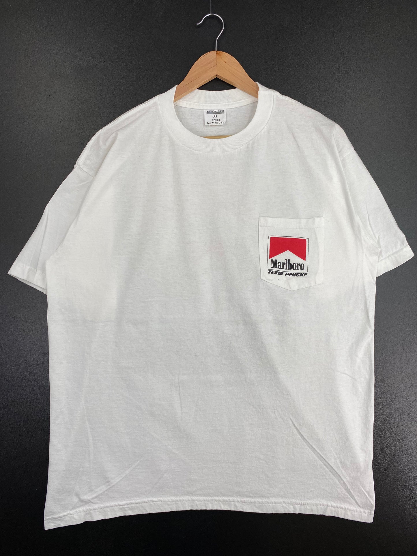 1995 MARLBORO NAZARETH Made in USA Size XL Vintage Racing T-Shirts / A2958