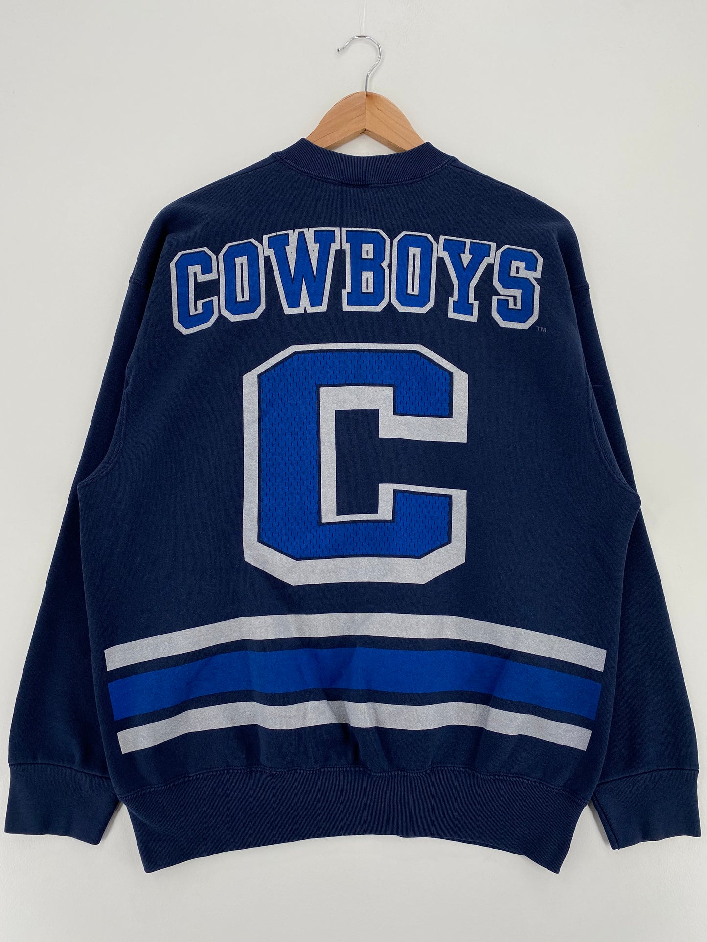 1995 DALLAS COWBOYS Made in USA Size L Vintage NFL Sweat-shirt / A2291