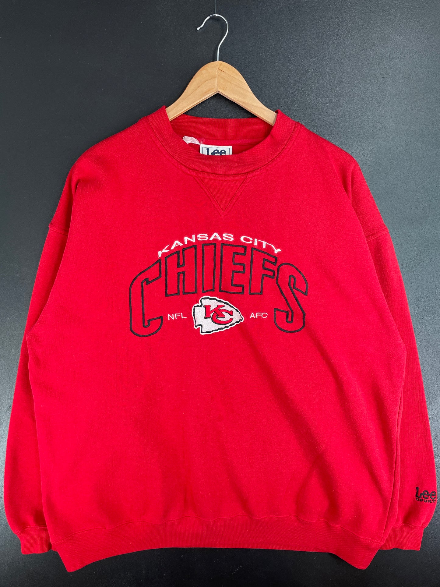 00’ KANSAS CITY CHIEFS Size XL Vintage NFL Sweat-Shirt / E1009