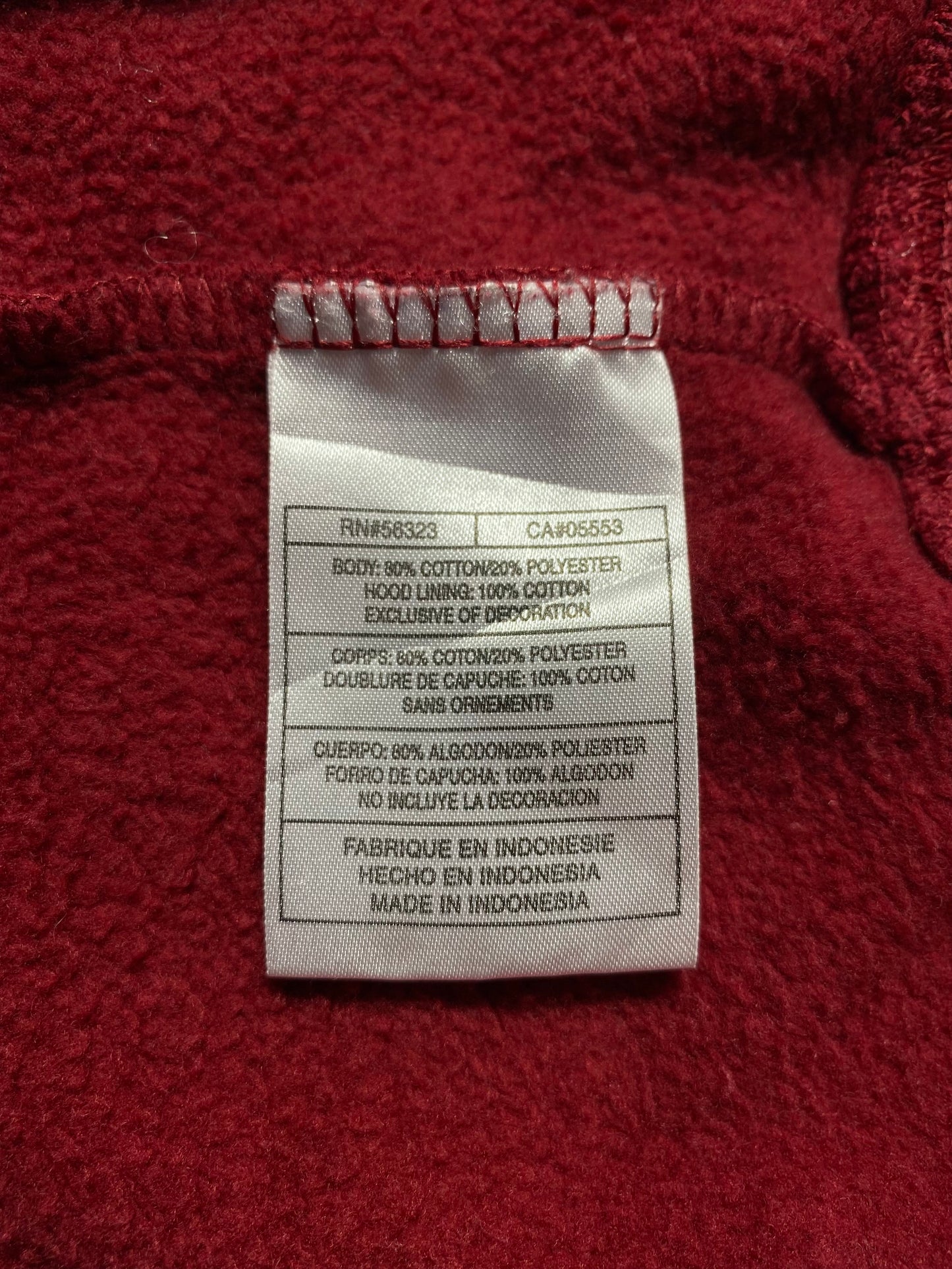 00's NIKE MINI SWOOSH Made in USA Size XXL Vintage Hoodie Sweat-shirt/ K5297