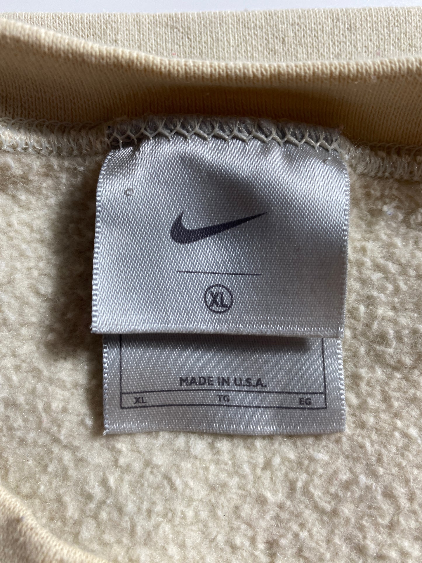 90’s NIKE MINI SWOOSH MADE IN USA Size XL Vintage Sweat-shirt / K2308