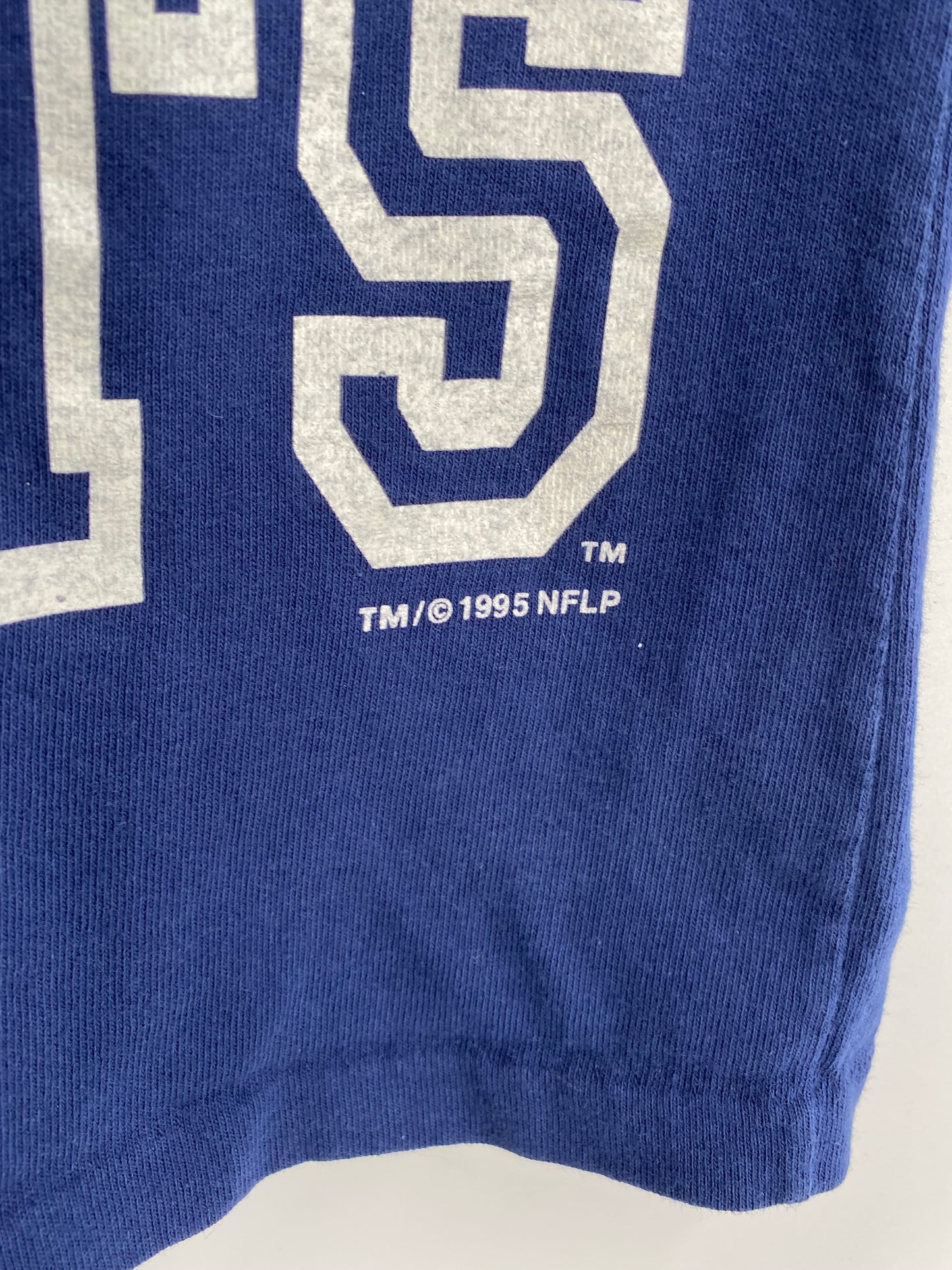 1995 NEW ENGLAND PATRIOTS Made in USA Size L Vintage NFL T-shirt / K9378