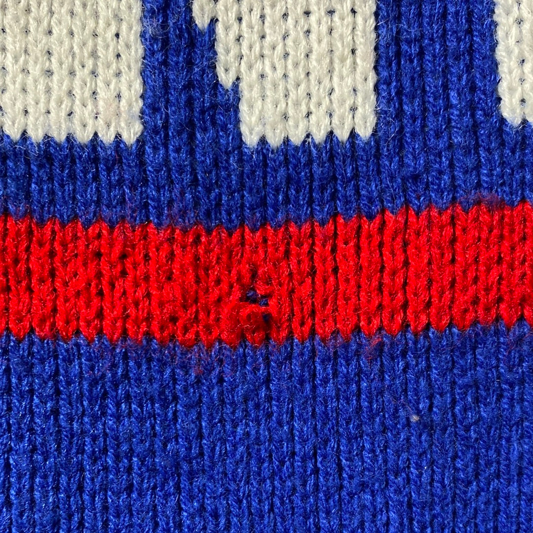 90’s NEW YORK GIANTS Made in USA Size XL NFL Knit Sweater / E3813K
