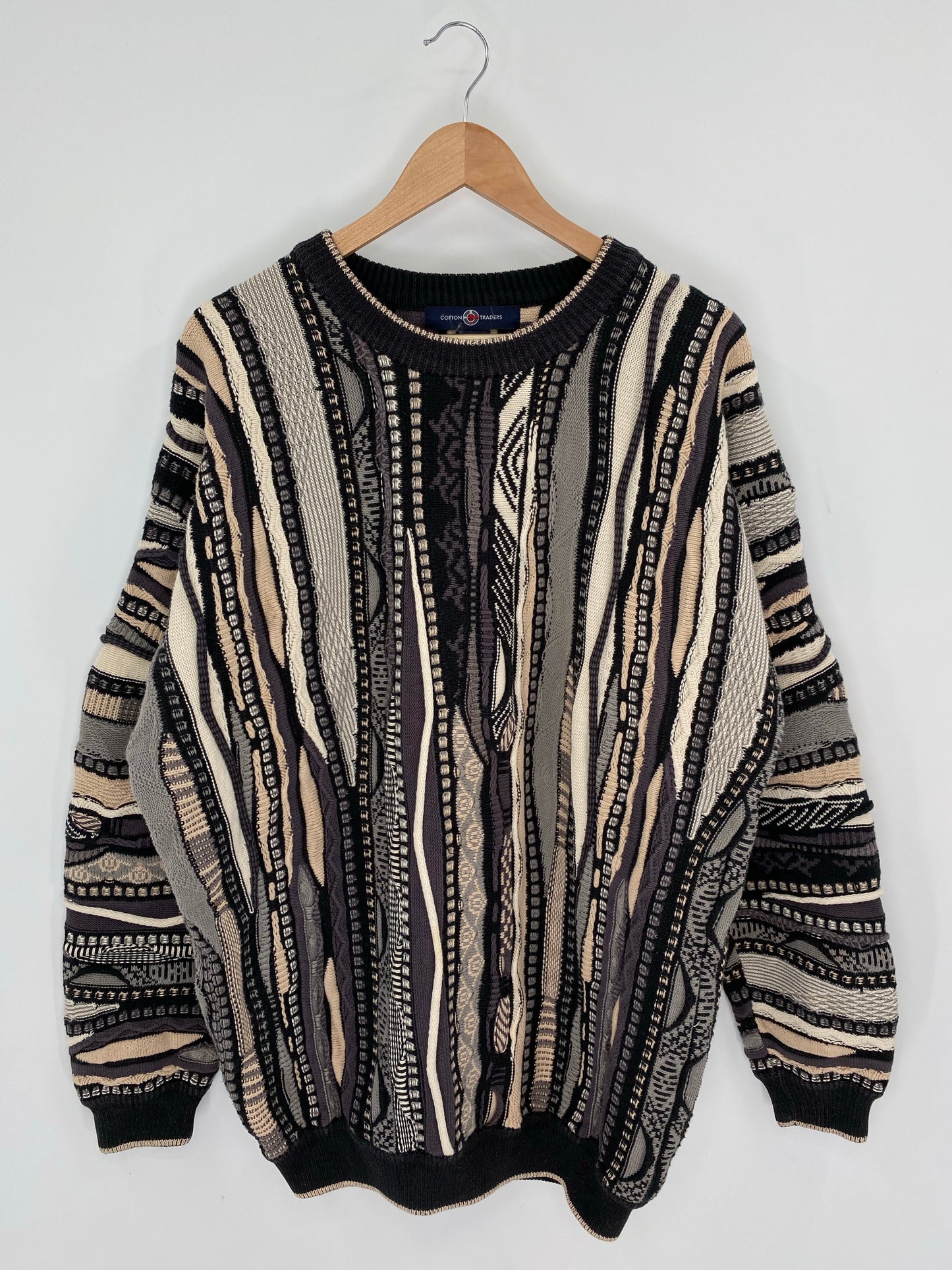 Vintage 3D COOGI- Style Size XL Knit Sweater / K8443