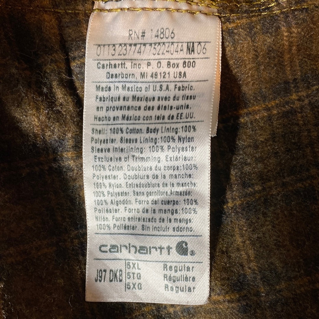 Vintage CARHARRT Size XXXXXL Duck Jacket / E2518J