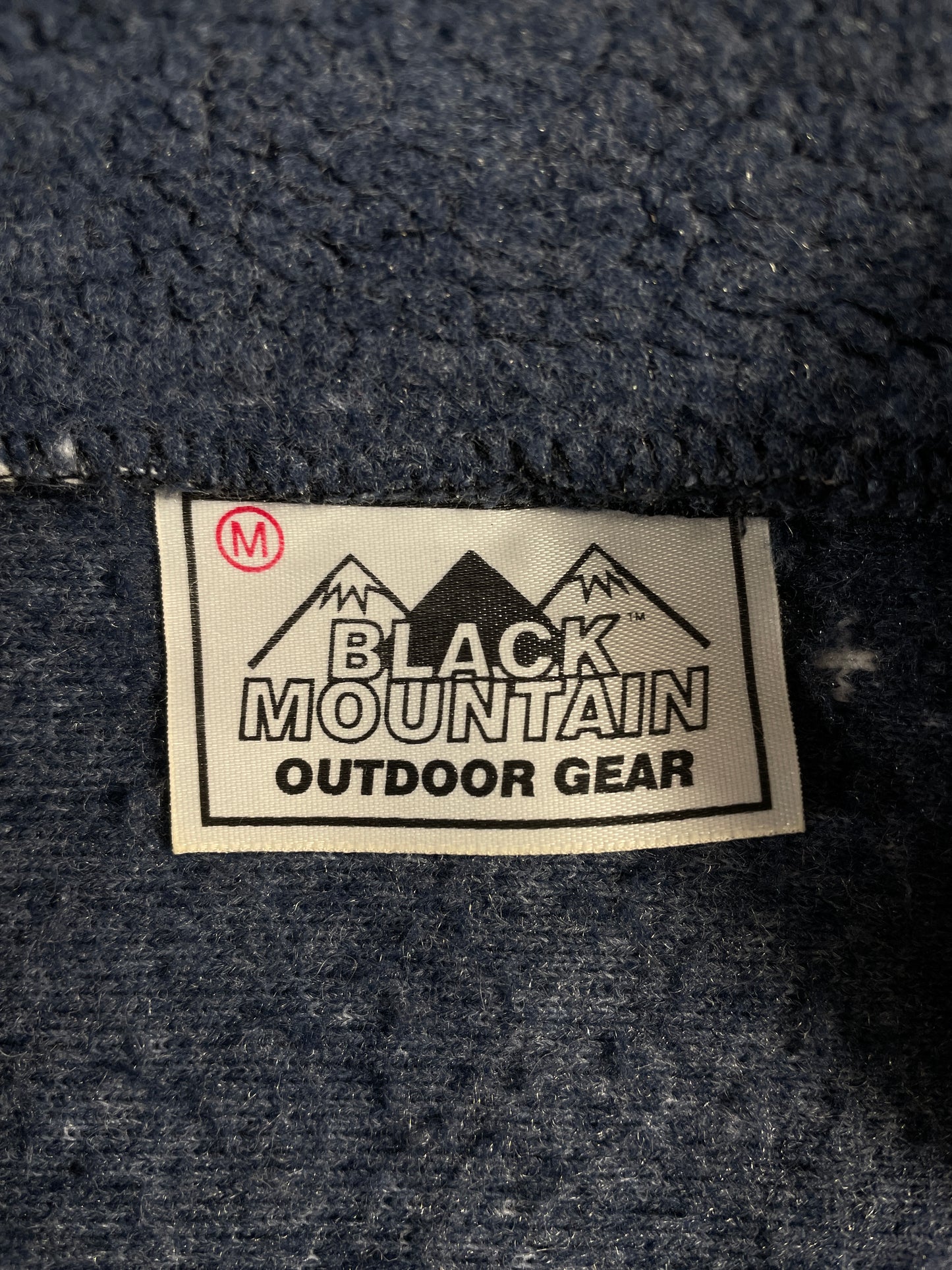 Vintage BLACK MOUNTAIN Size Ladies.M Zip Up Fleece Jacket / E819