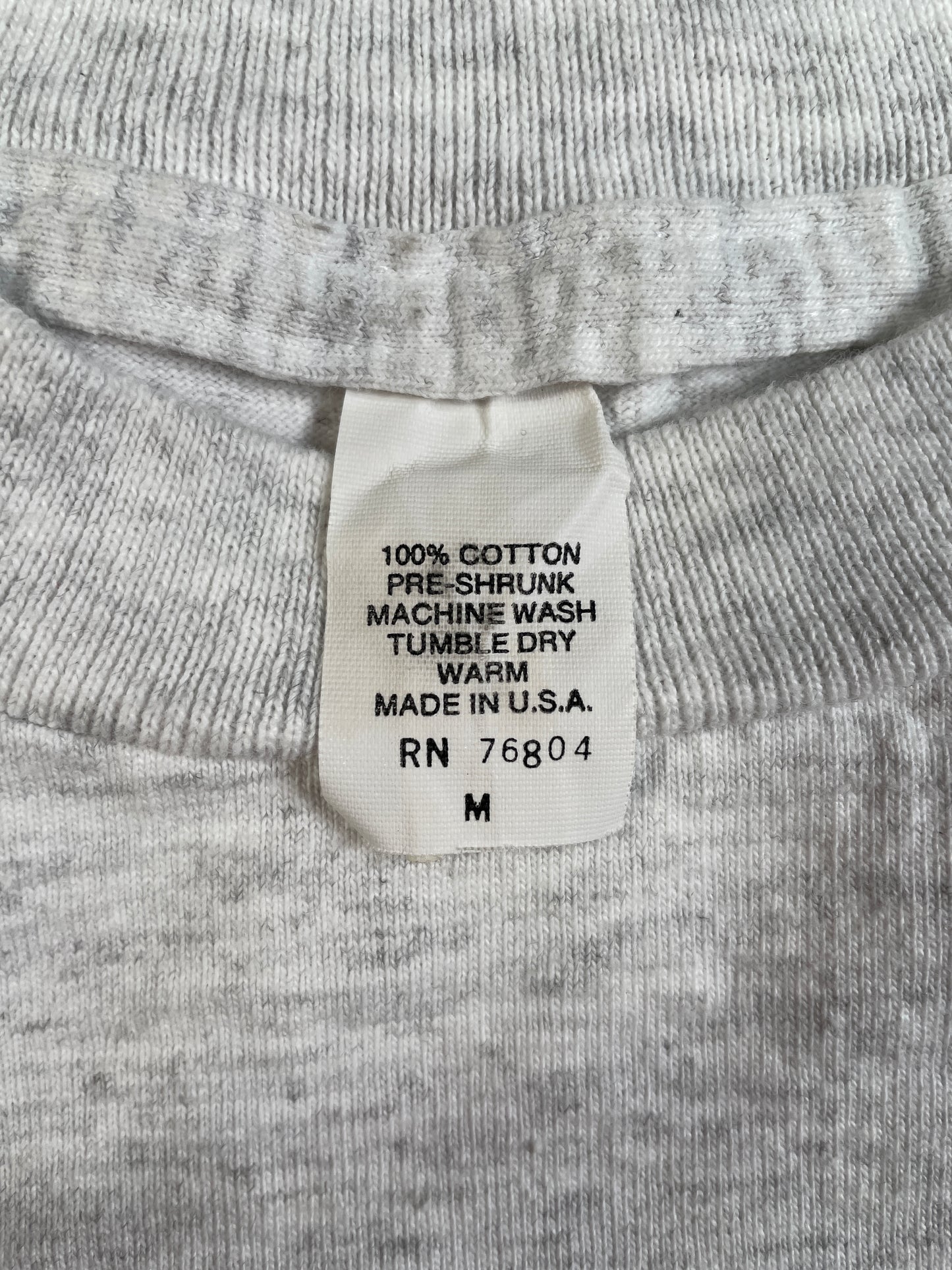 1992 BOSTON BRUINS Made in USA Size M Vintage NHL T-Shirt / E4256T