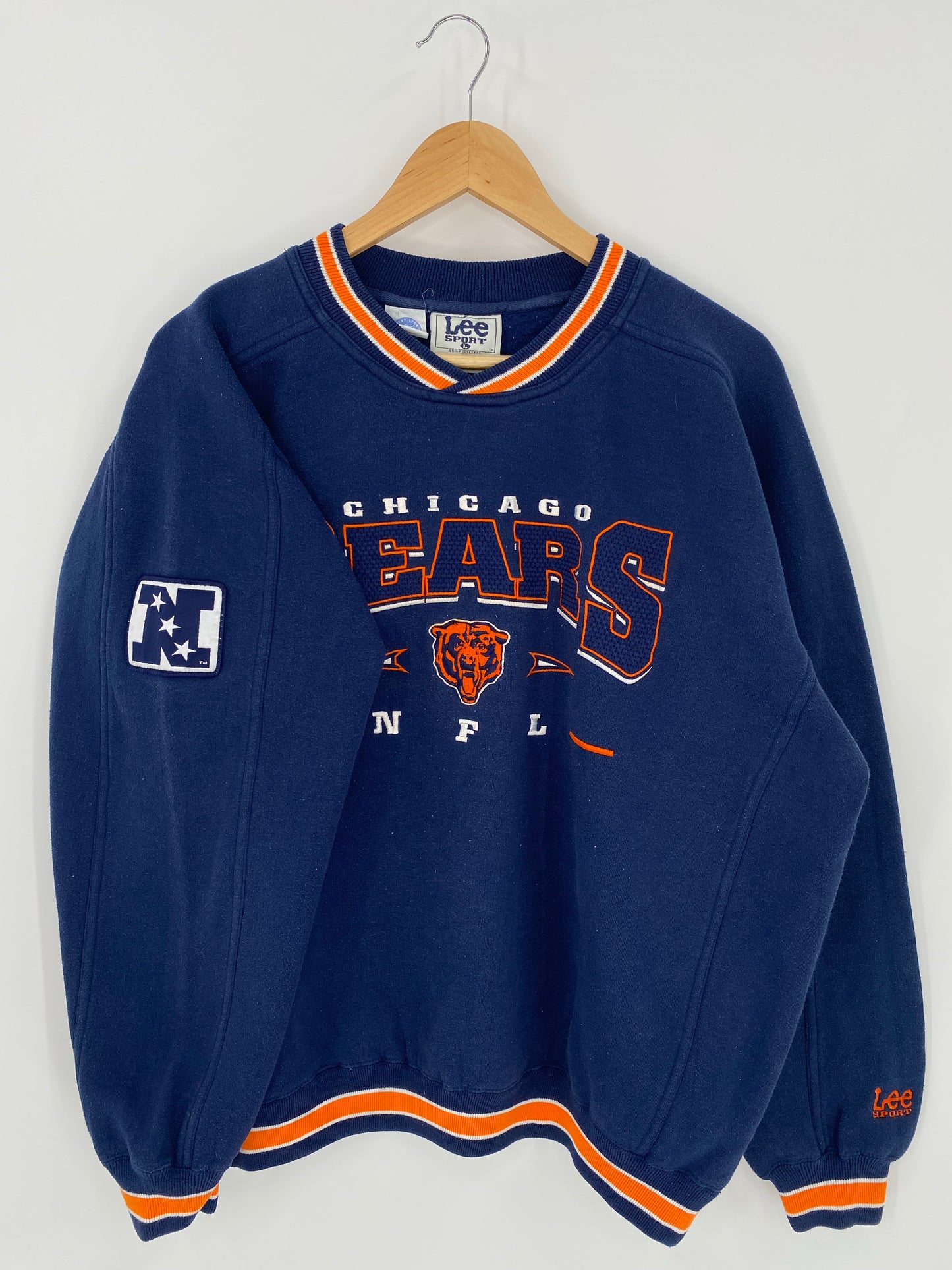 Vintage CHICAGO BEARS Size L NFL Sweat shirt / K5439
