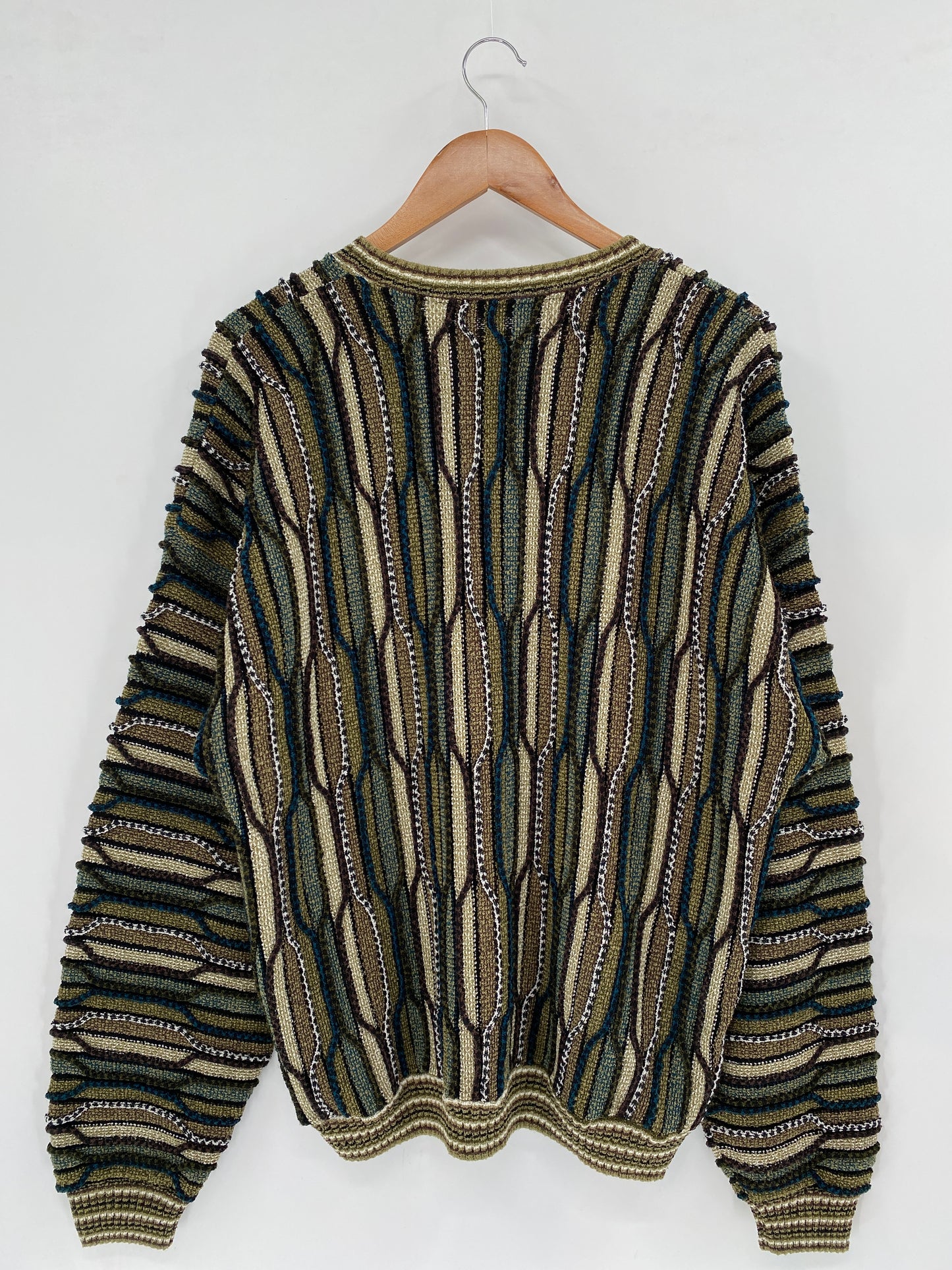 Vintage 3D COOGI- Style Size XXL Knit Sweater / K1686