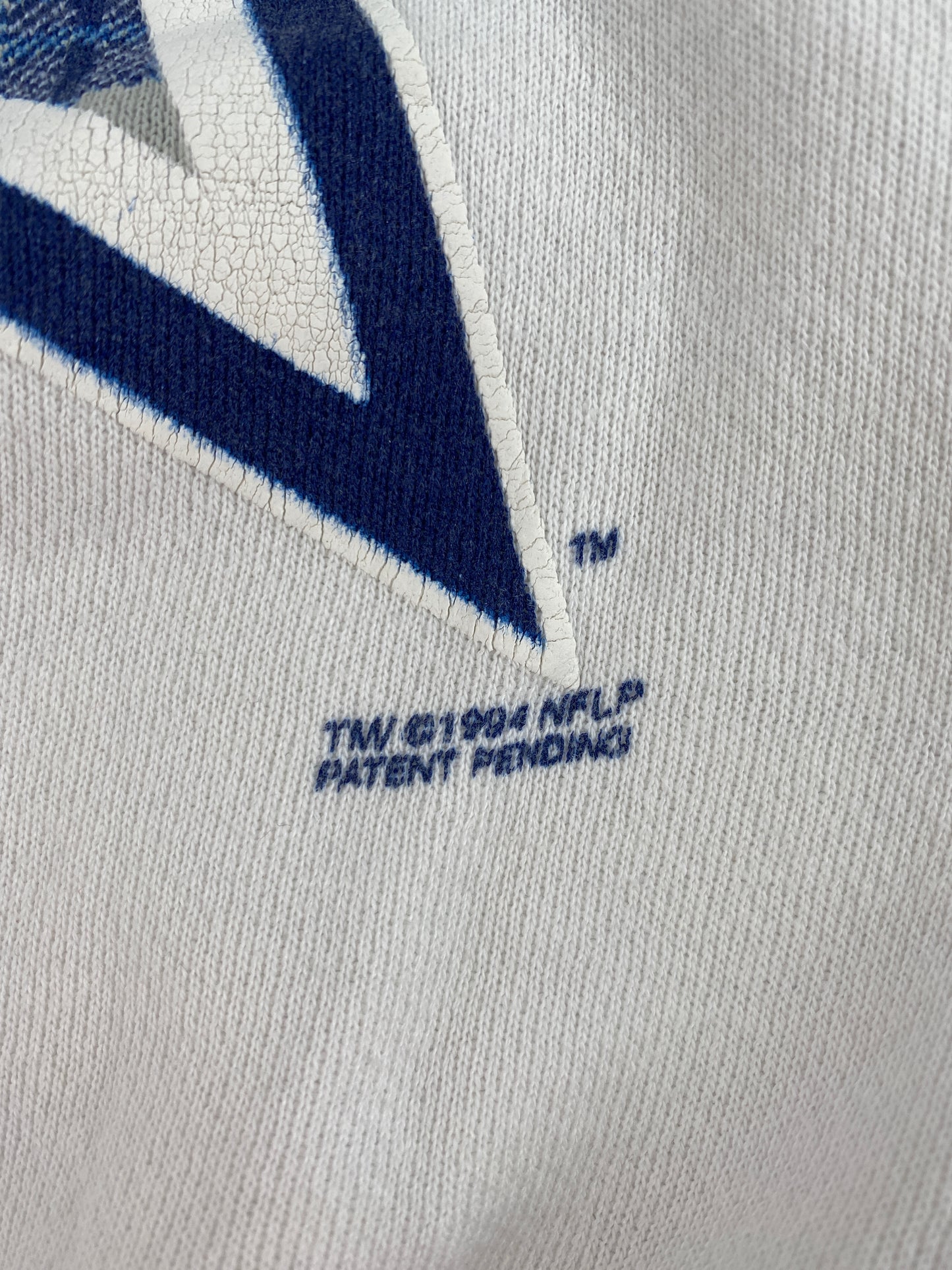 1994 DALLAS COWBOYS Made in USA Size S/M Vintage NFL Sweat-Shirt / E3378S