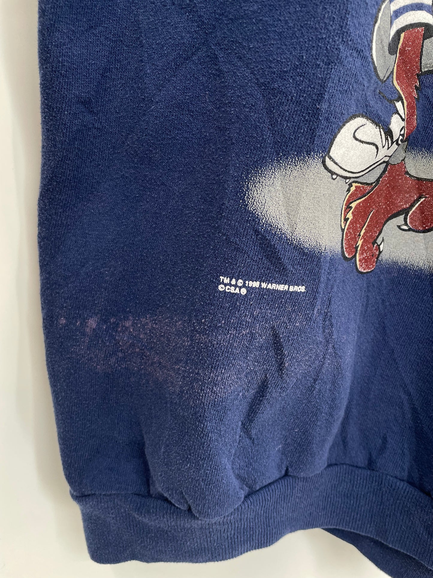 1996 TAZ x DALLAS COWBOYS Made in USA Size XL Vintage NFL Sweat-Shirt/ K8255