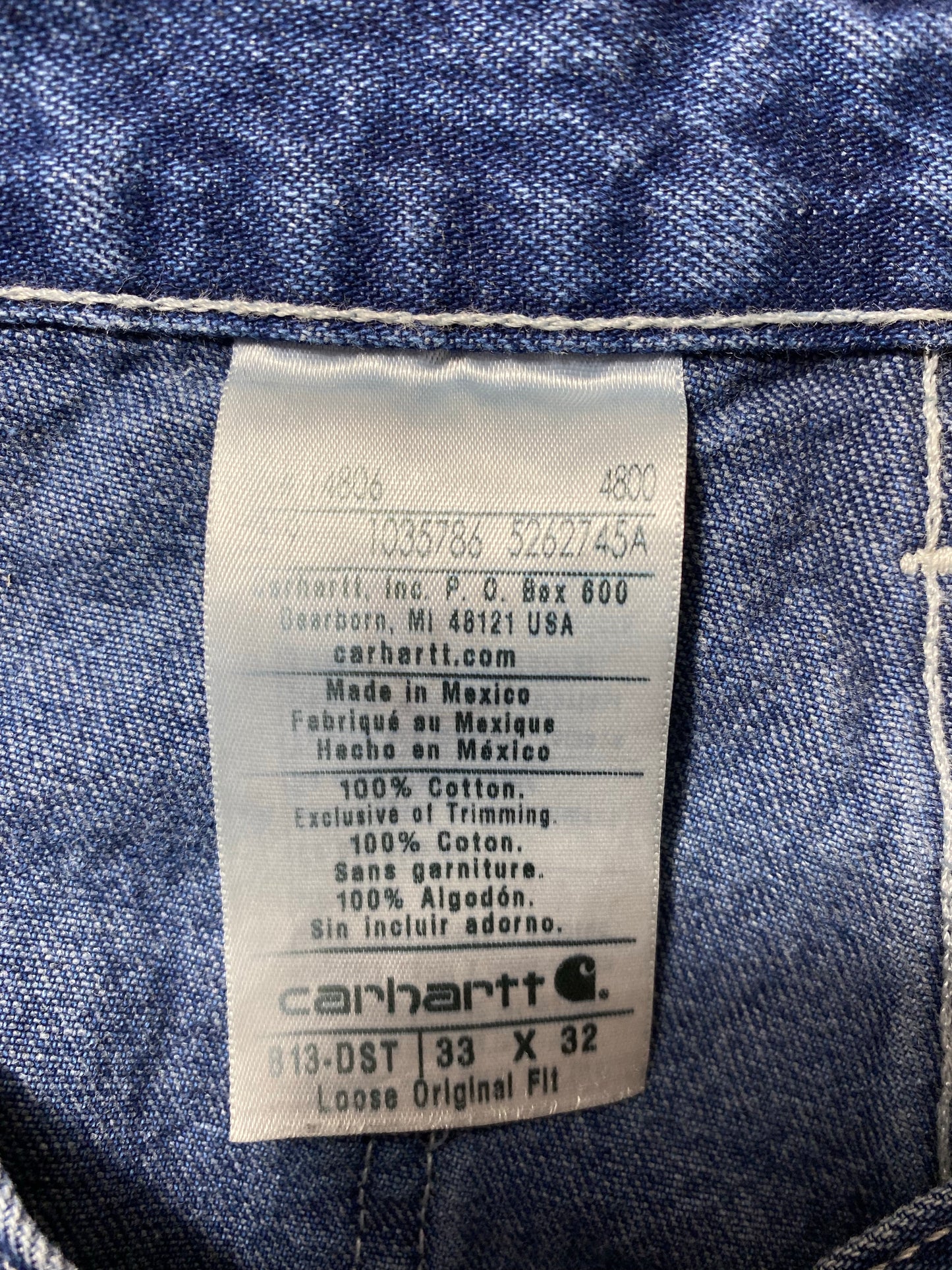 Vintage CARHARTT Size W30xL28 Denim Pants / K9363