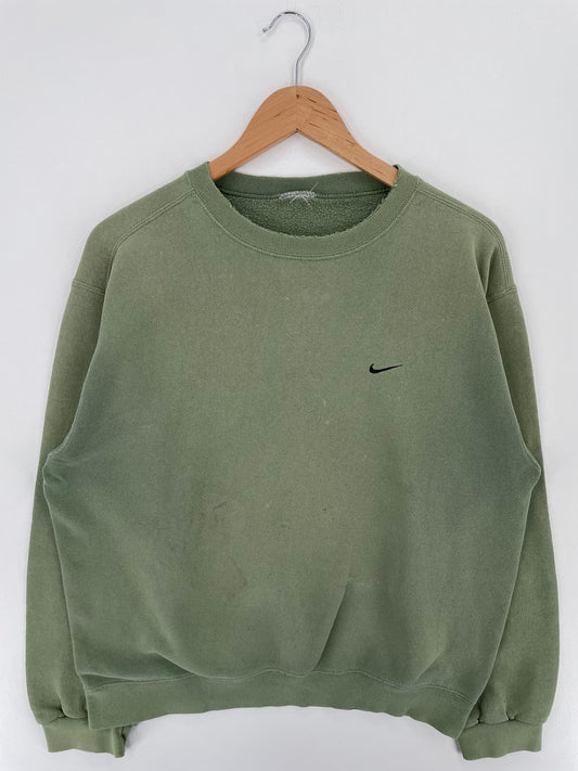 90’s NIKE MINI SWOOSH Size No Tag (Approx.M) Sweat-shirt / A2470