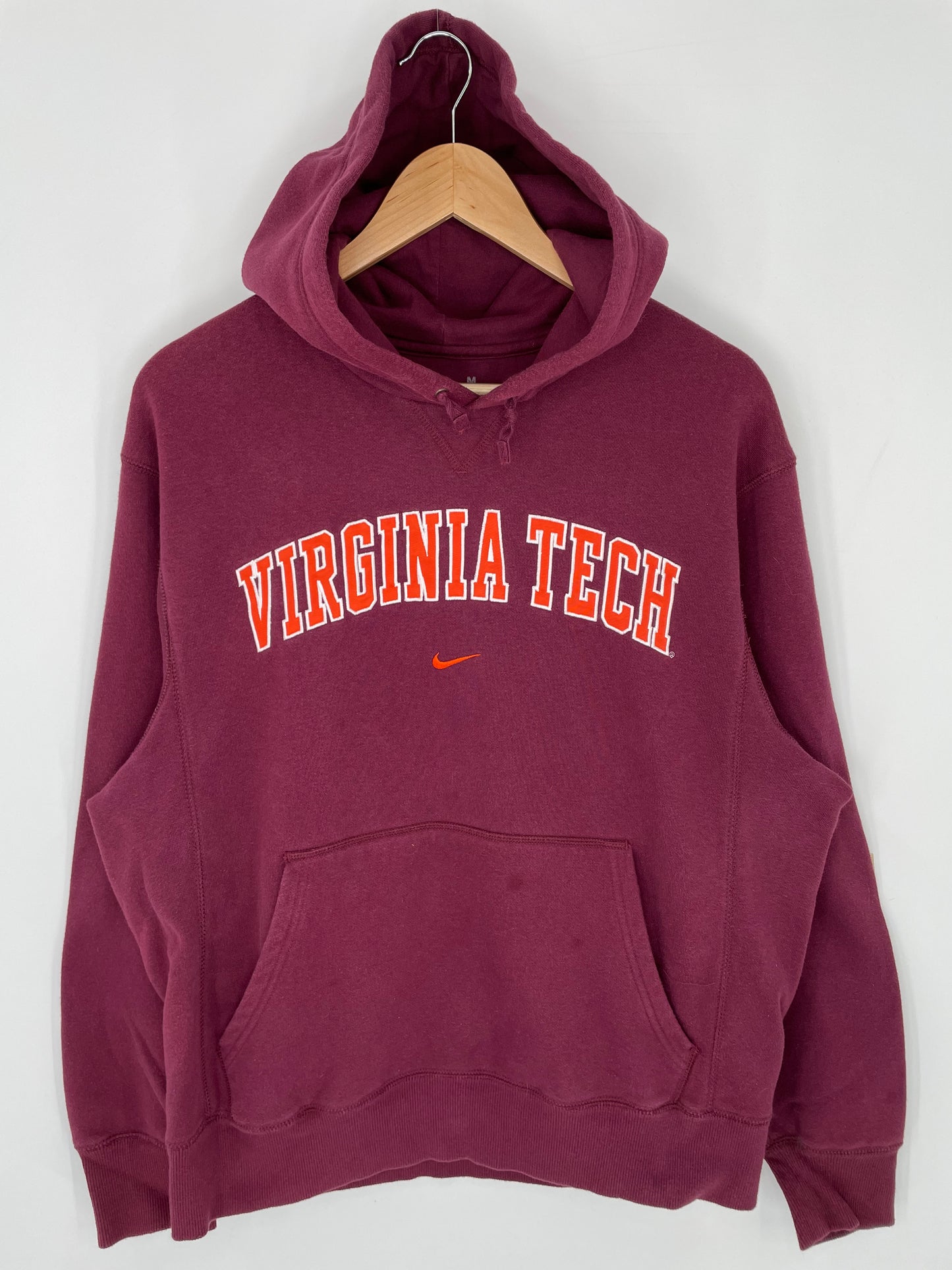 00' NIKE VIRGINIA TECH Size M College Hoodie Sweat-shirt / K9806