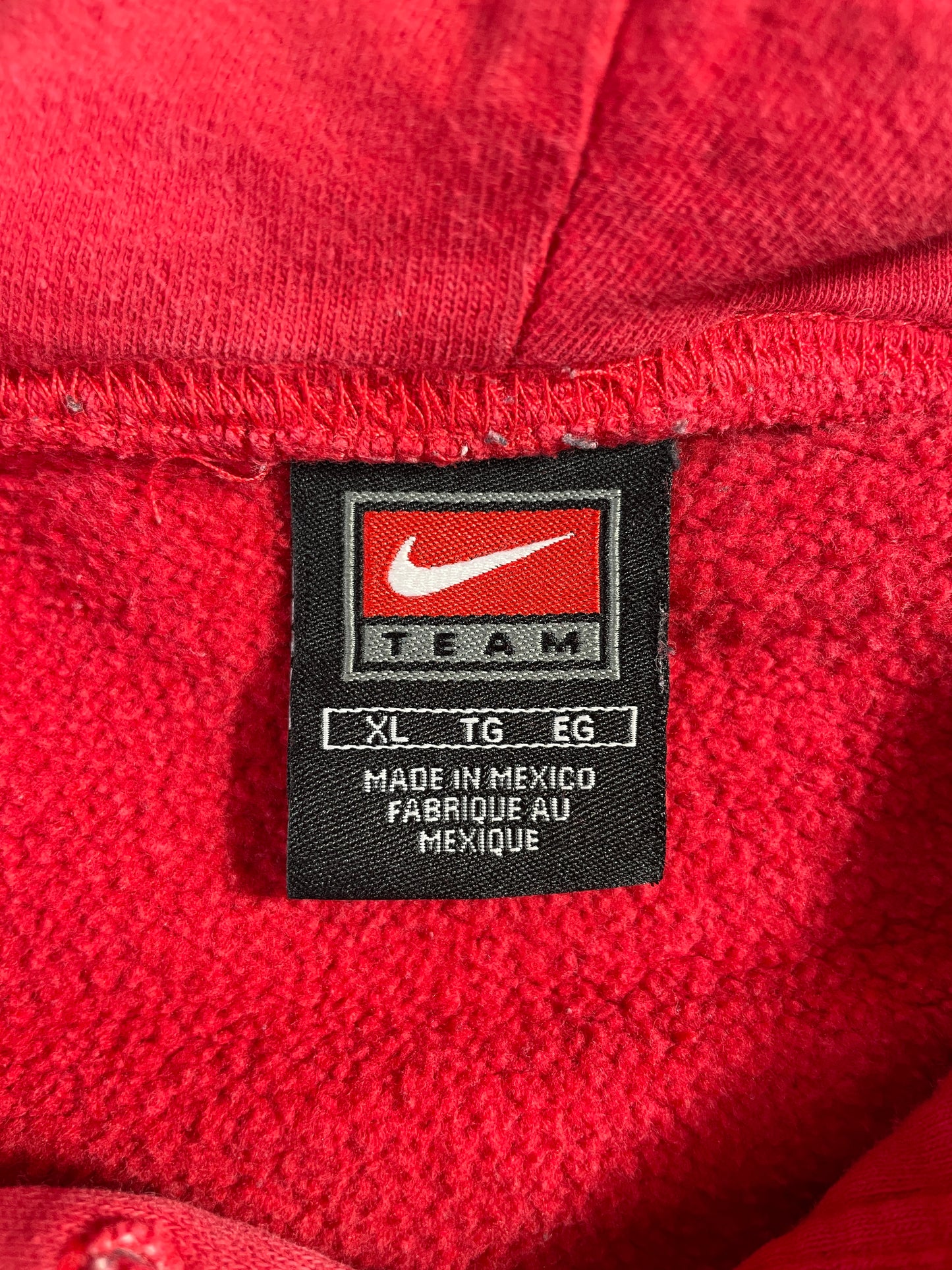 00' NIKE x GIORGIA Size XL Vintage College Hoodie Sweat-shirt / A8779