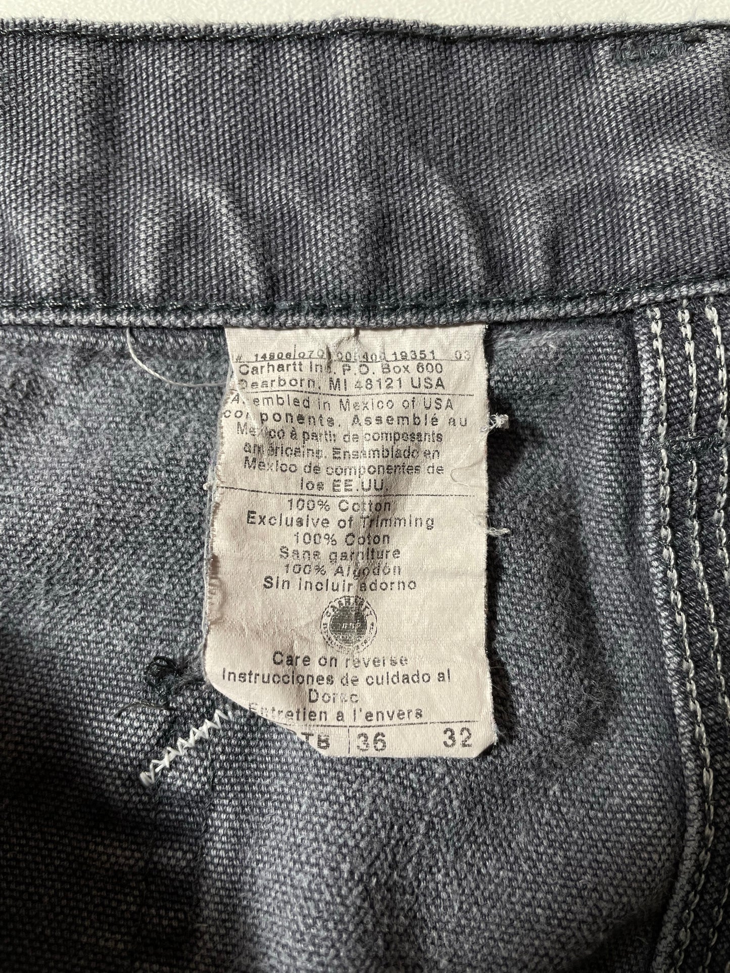 Vintage CARHARTT Size W35xL28.5 Duck Pants / K8806