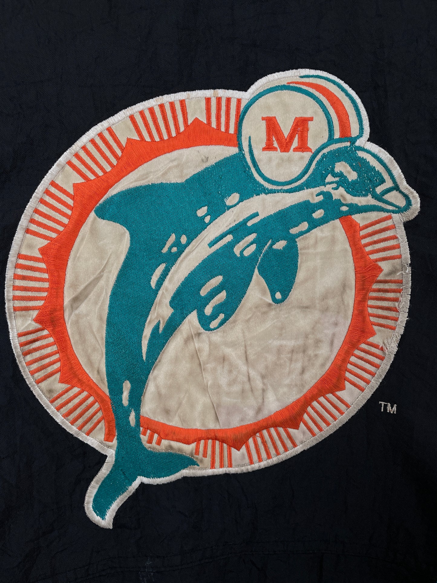90's STARTER x MIAMI DOLPHINS Size XL Vintage Padded Nylon Jacket / E2760J