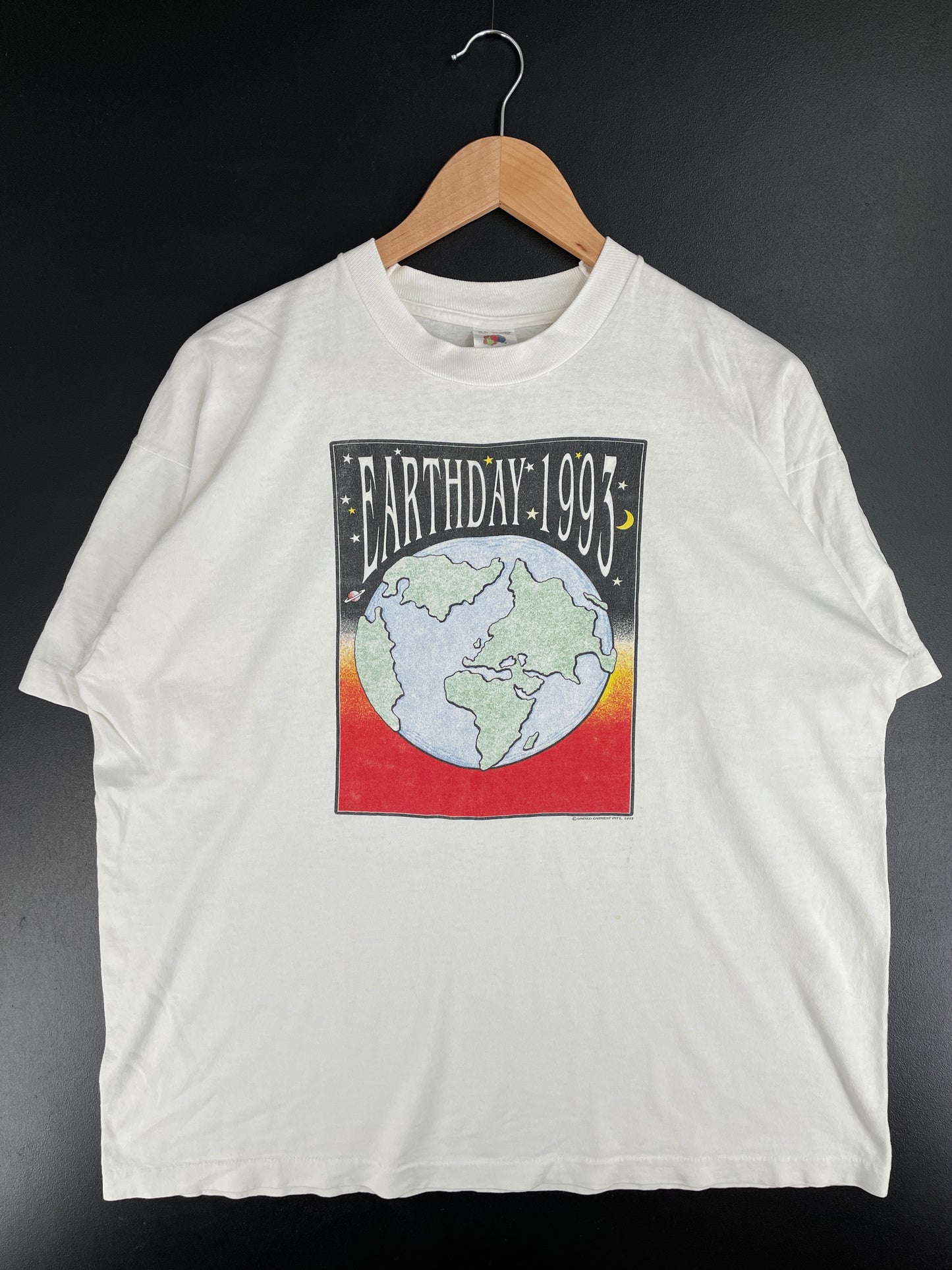 1993 EARTH DAY Made in USA Size XL Vintage T-Shirt / E2713T
