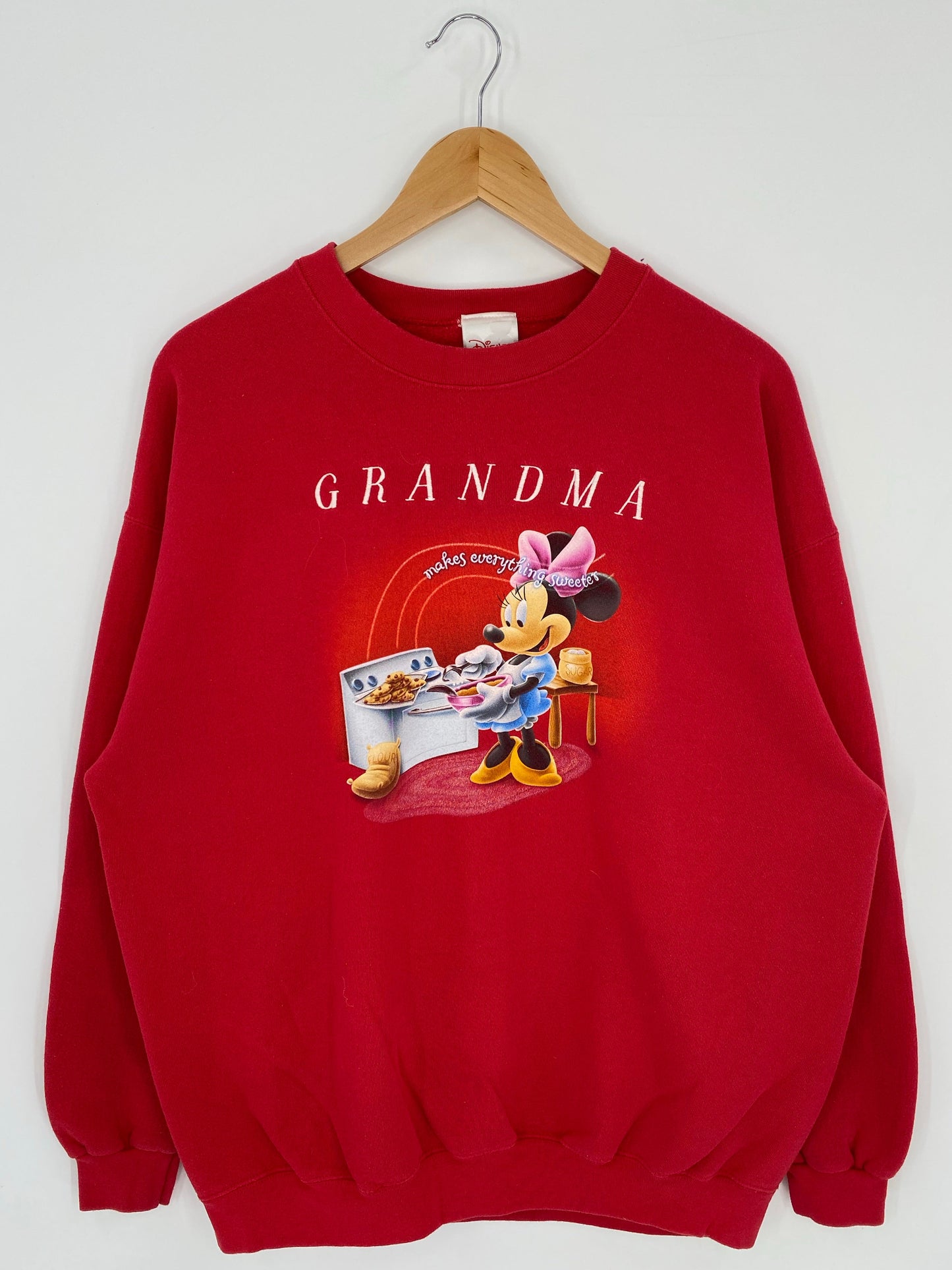 Vintage DISNEY MINNIE Size No Tag(approx.L) Sweat-shirt / A8292