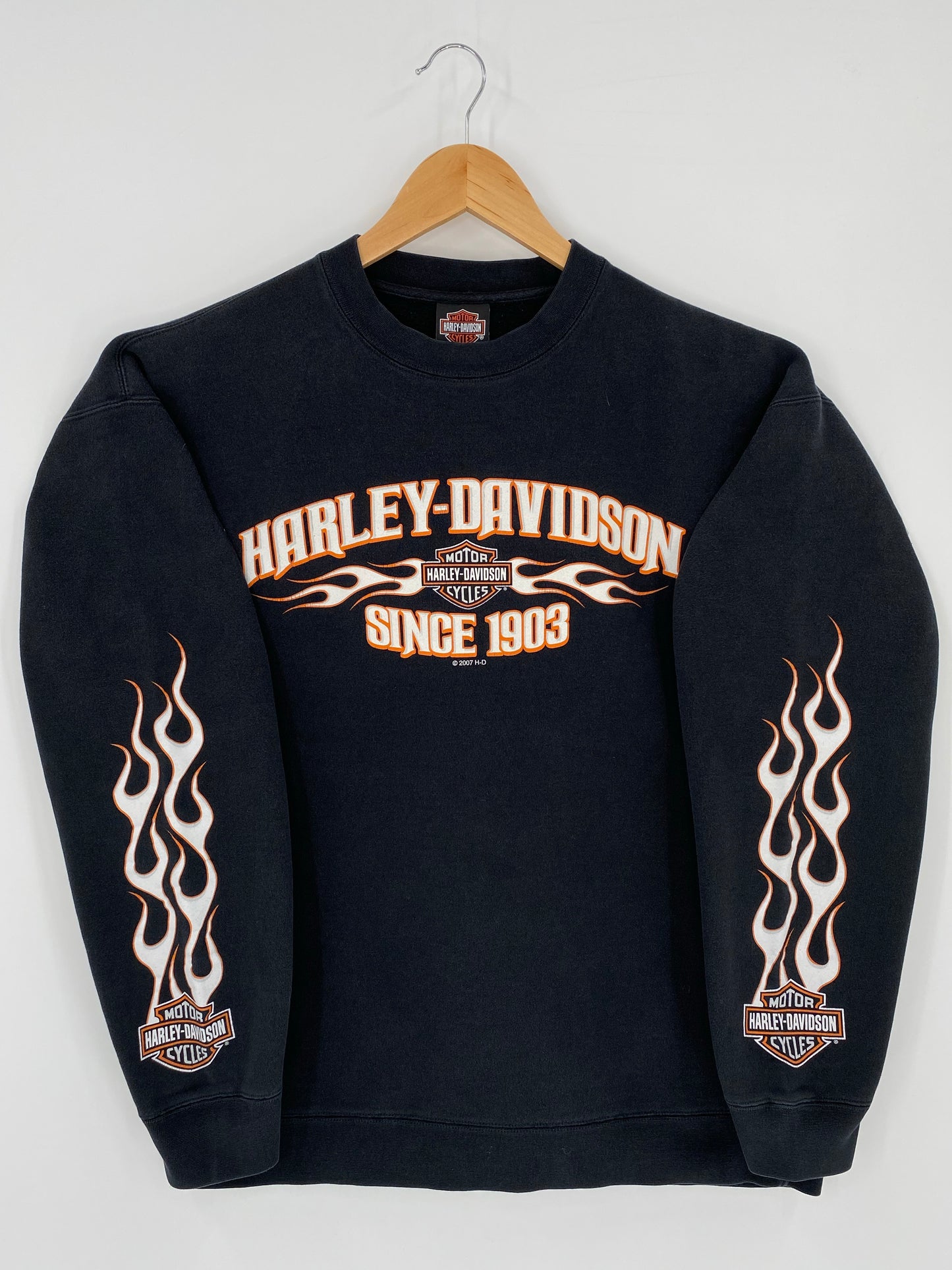 2007' HARLEY DAVIDSON Size L Vintage Sweat-shirt / K5264