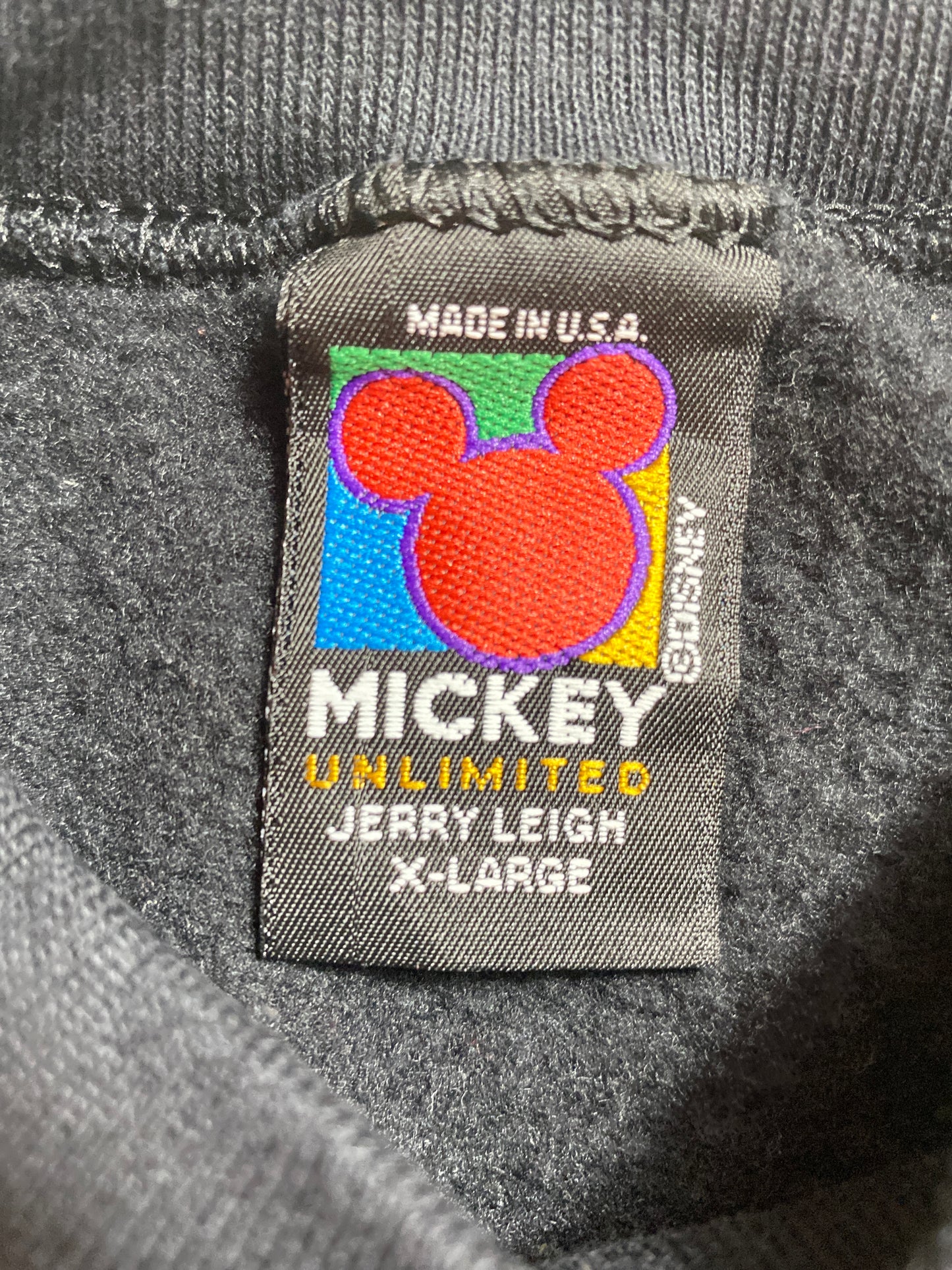 90’s DISNEY MICKEY Made in USA Size  XL Vintage Sweat-shirt / 9474