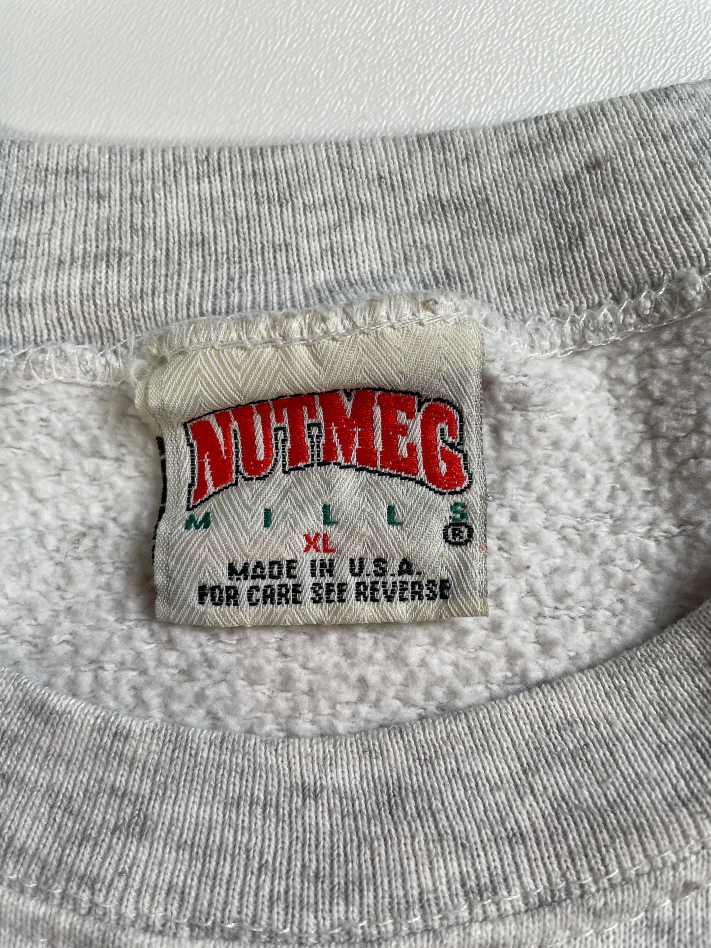 1993 NEW YORK JETS Made in USA Size XL Vintage NFL Sweat-Shirt / A3571