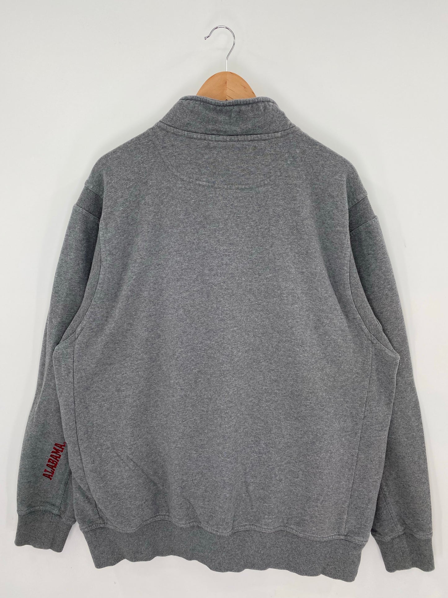 00' NIKE UNIVERSITY OF ALABAMA Size XL Vintage College Half Zip Sweat-shirt / K8625