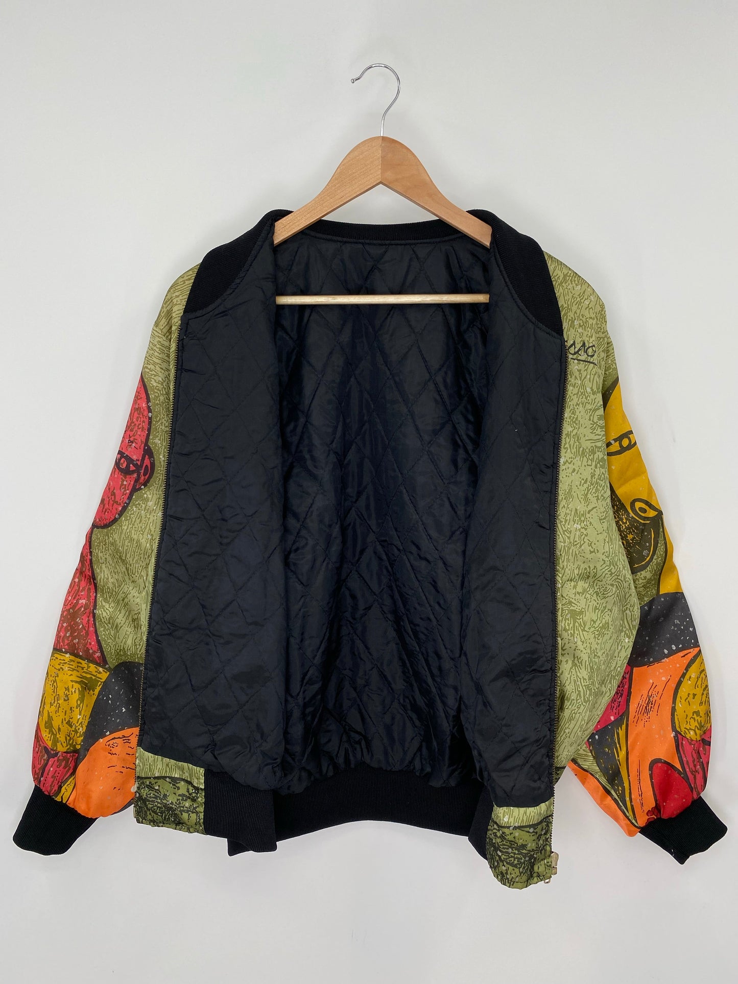 90's PICASSO Size No tag (Approx. L) Vintage Padded Jacket / E162