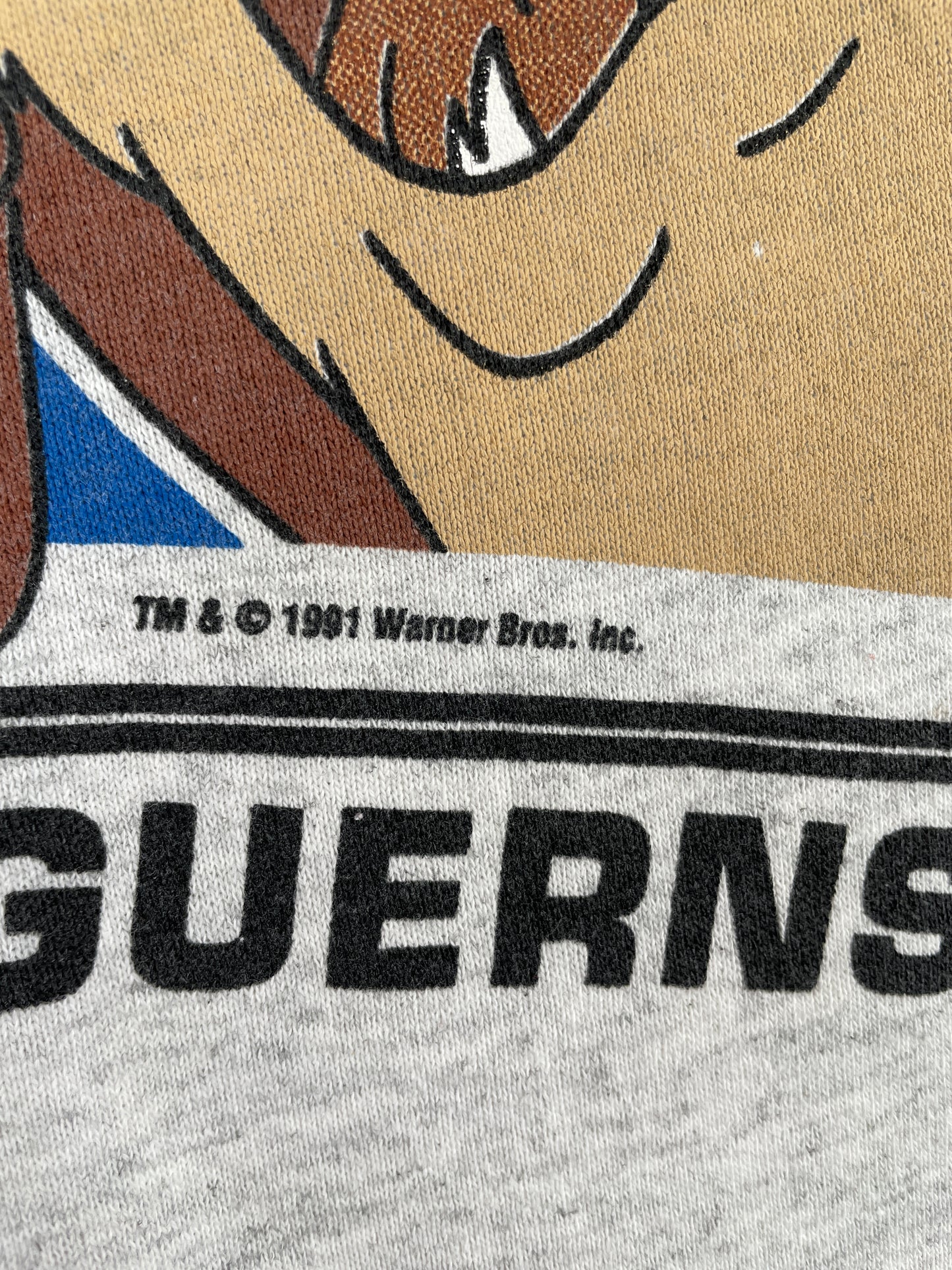 1991 LOONEY TUNES x ARMY Made in USA Size L Vintage Sweat-shirt / E5358S