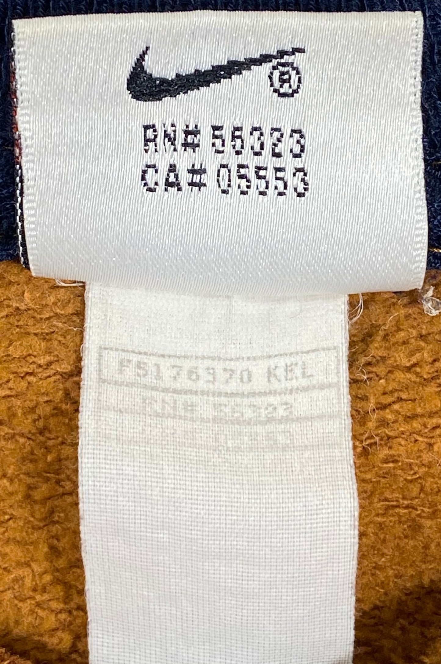 90's Nike Center logo Vintage Sweat-Shirt / 4578