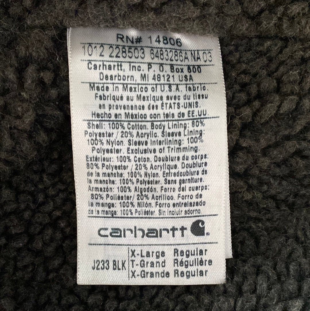 Vintage CARHARRT Size XL Duck Jacket / E1355J
