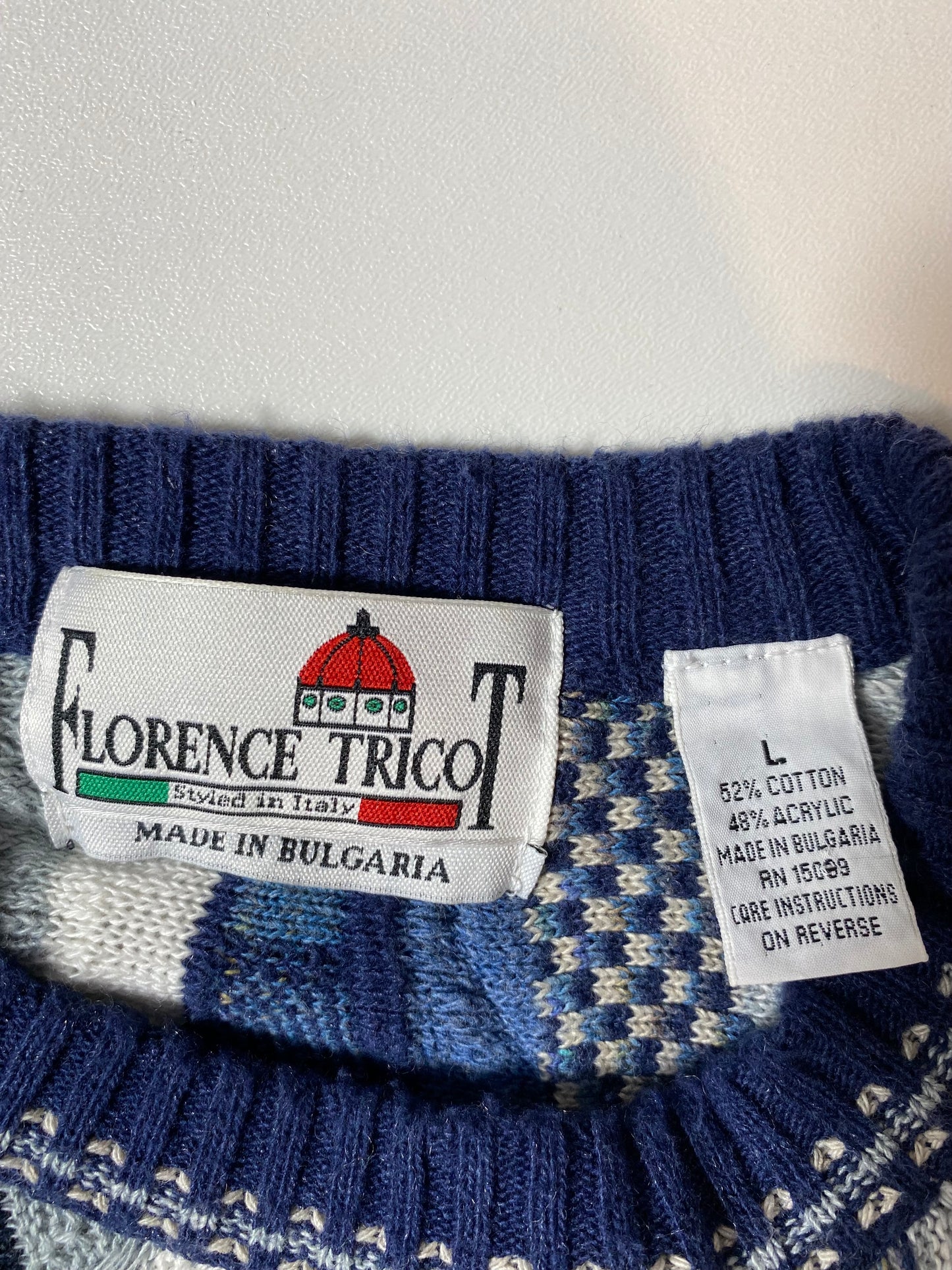 Vintage 3D COOGI- Style Size L Knit Sweater / K4737