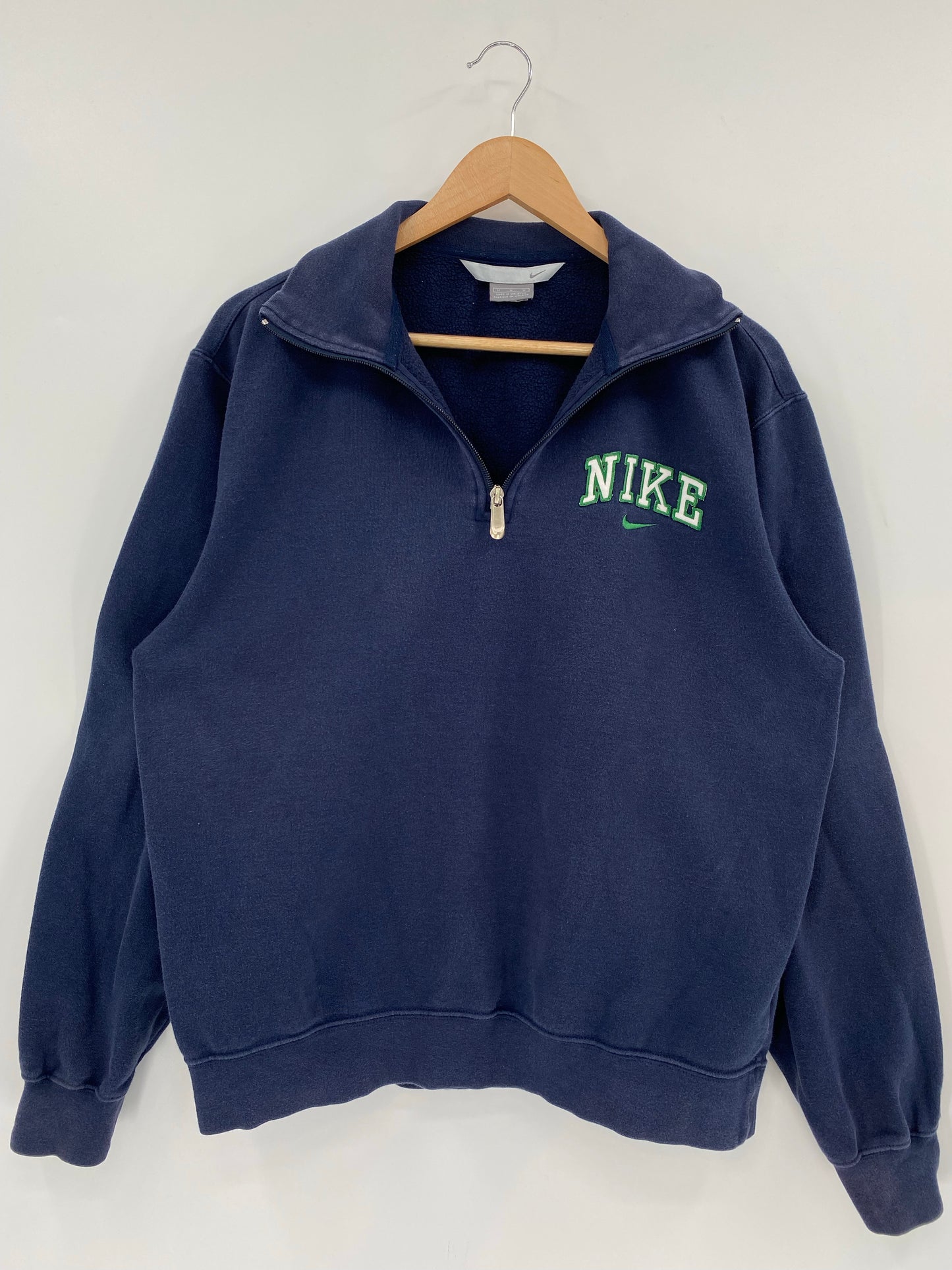 00' NIKE Size M Vintage Half Zip Sweat-Shirt / K7046