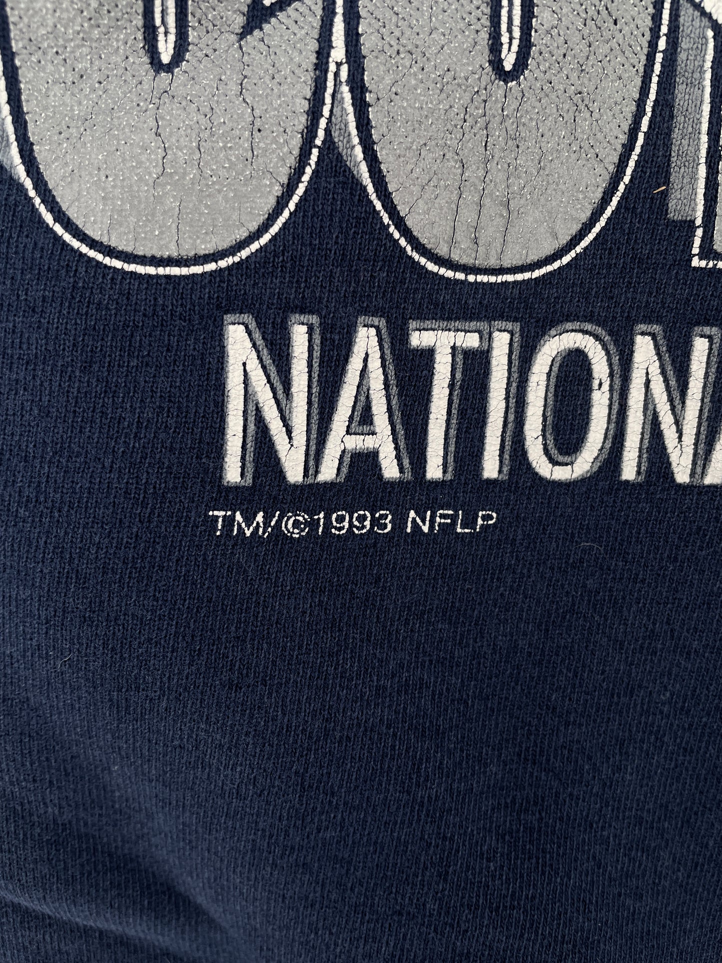 1993 DALLAS COWBOYS Made in USA Size L Vintage NFL Sweat-Shirt / A3565