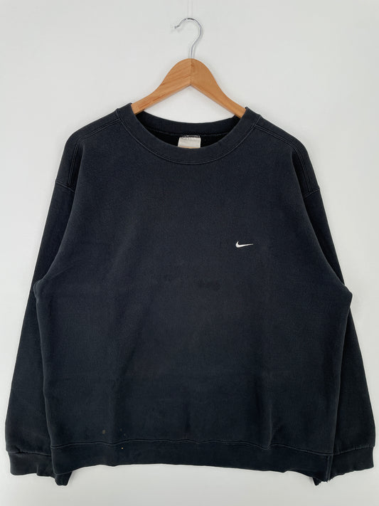 90’s NIKE MINI SWOOSH Size L Vintage Sweat-shirt / A8874