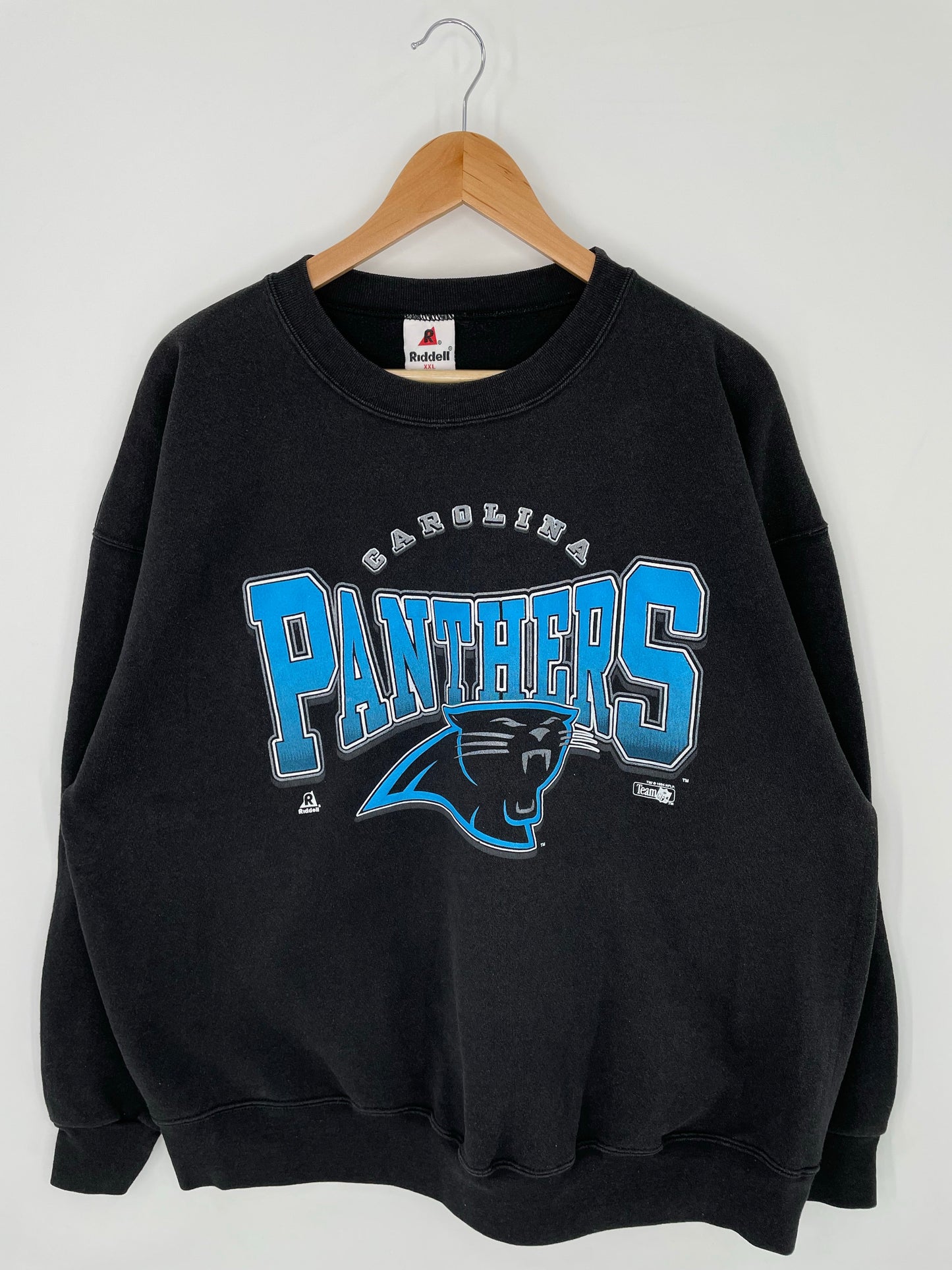 1994 CAROLINA PANTHERS Made in USA Size XXL Vintage NFL Sweat-Shirts / A7999