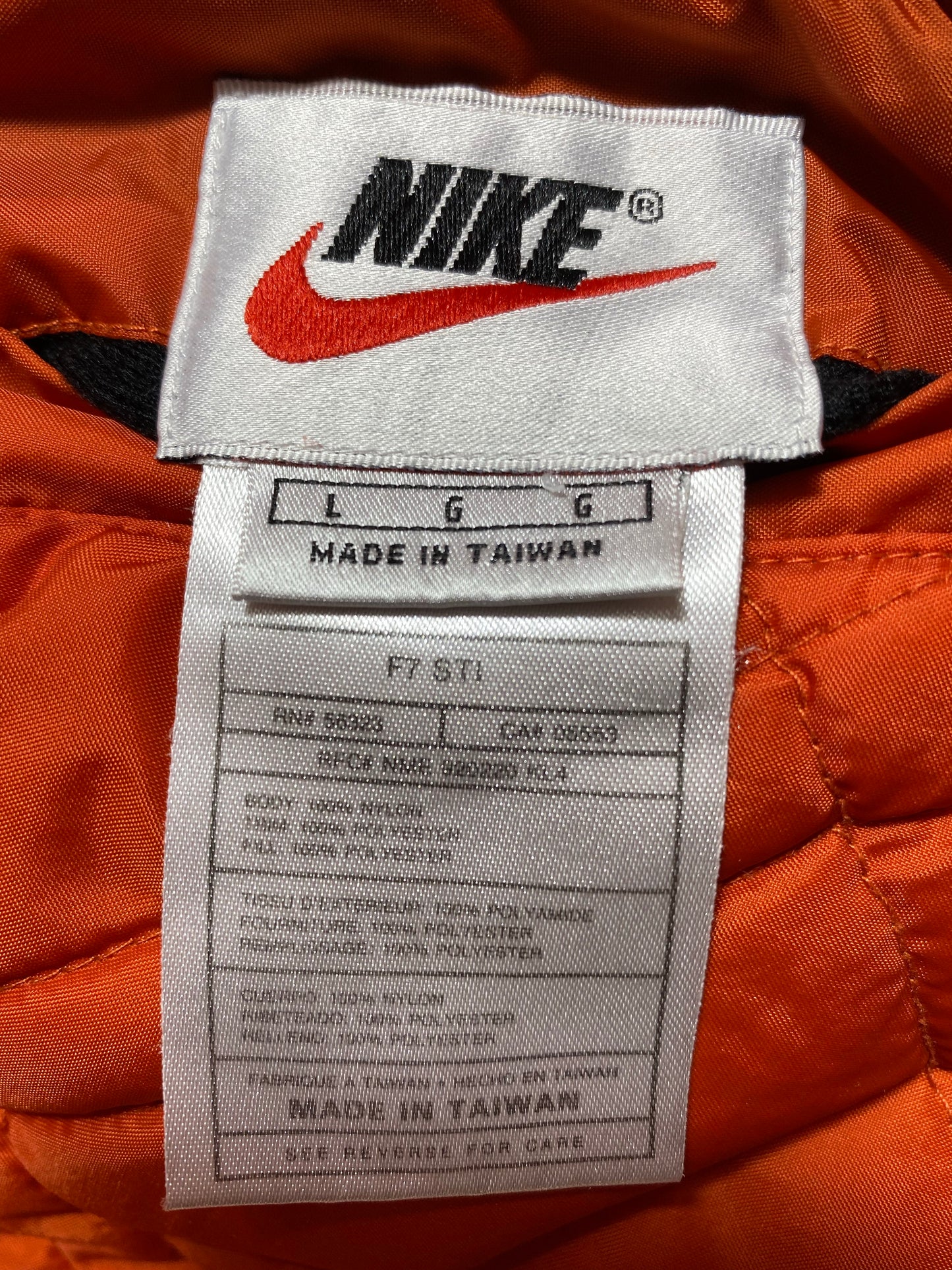 90’s NIKE Size L Vintage Reversible Nylon Jacket / K4834