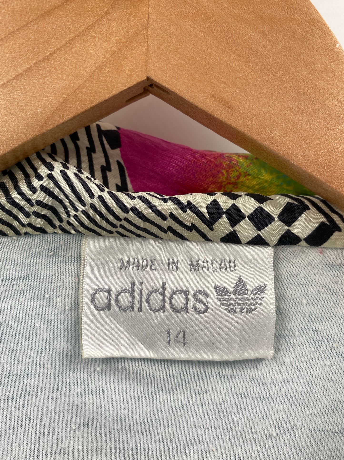 90's ADIDAS Approx. Size Ladies L 14 Vintage Nylon Jacket / K4875