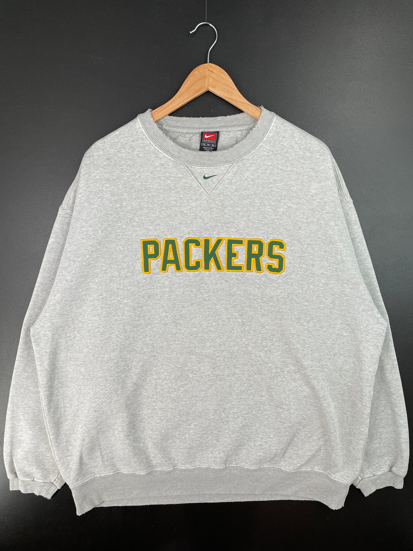 00' NIKE x GREEN BAY PACKERS Size XL Vintage NFL Sweat-shirt / A8416