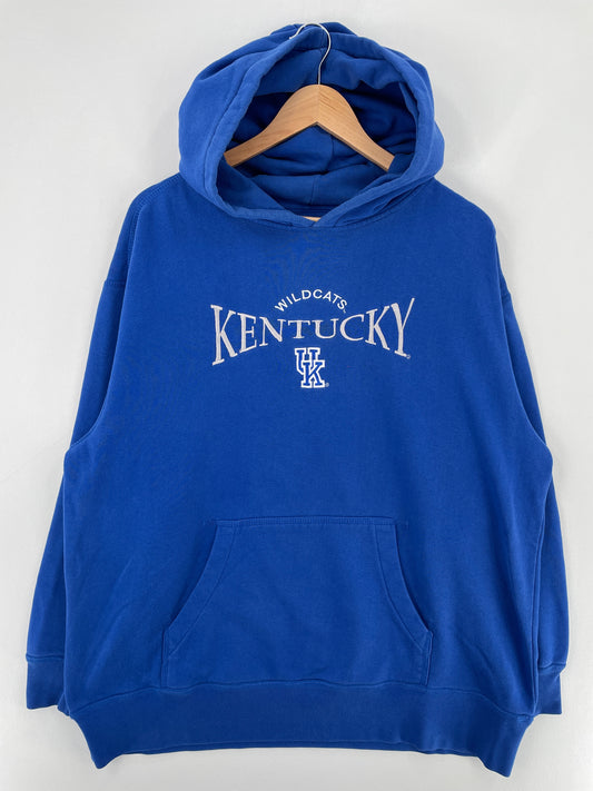 00' UNIVERSITY OF KENTUCKY Size XL Vintage College Hoodie Sweat-shirt / E3107S