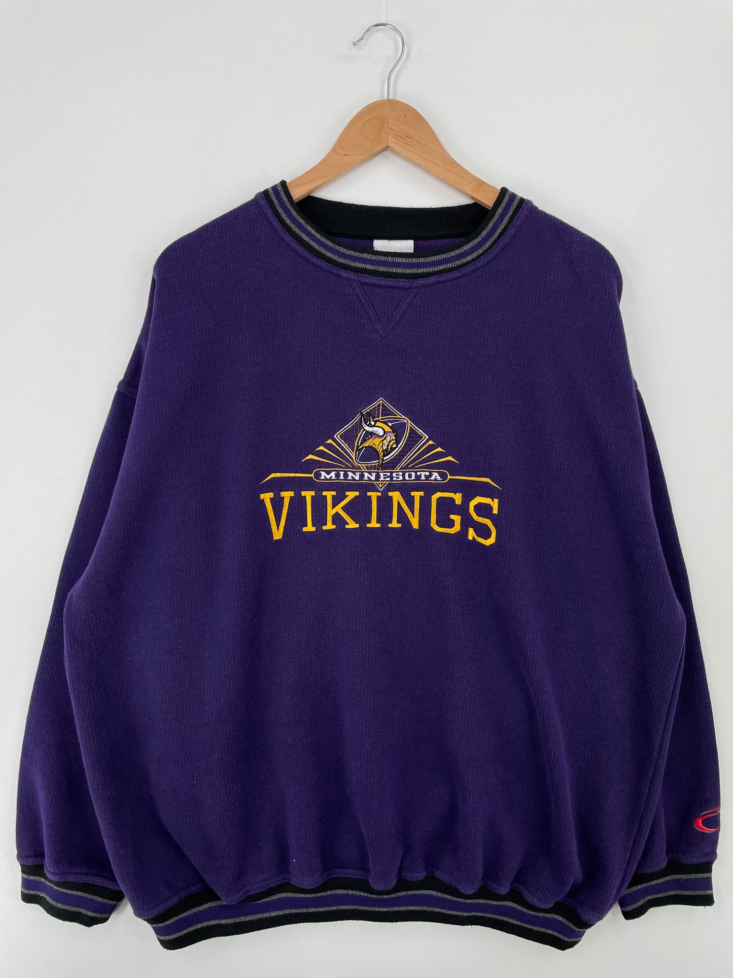 Vintage MINNESOTA VIKINGS Size XL NFL Sweat-Shirt / A9371