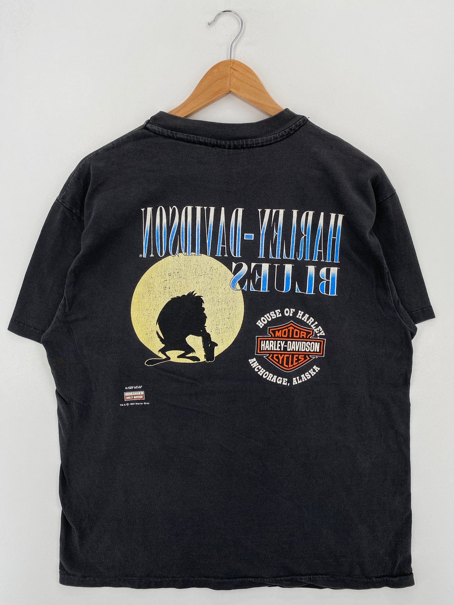 1994 HARLEY DAVIDSON x LOONEY TUNES Made in USA Size L Vintage T-shirt / A7918