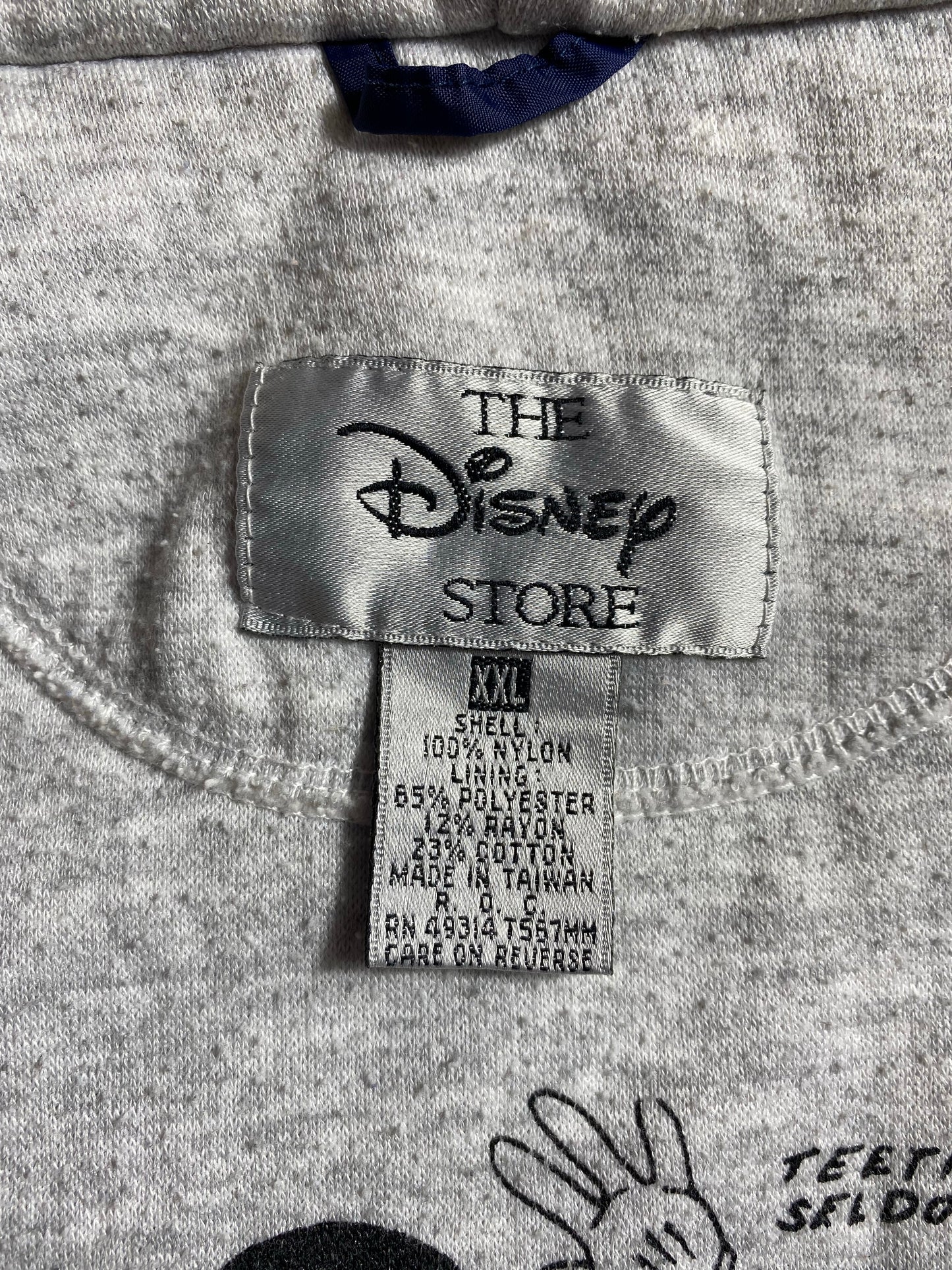 00’ DISNEY MICKEY Size XL Vintage Nylon Jacket / K5624