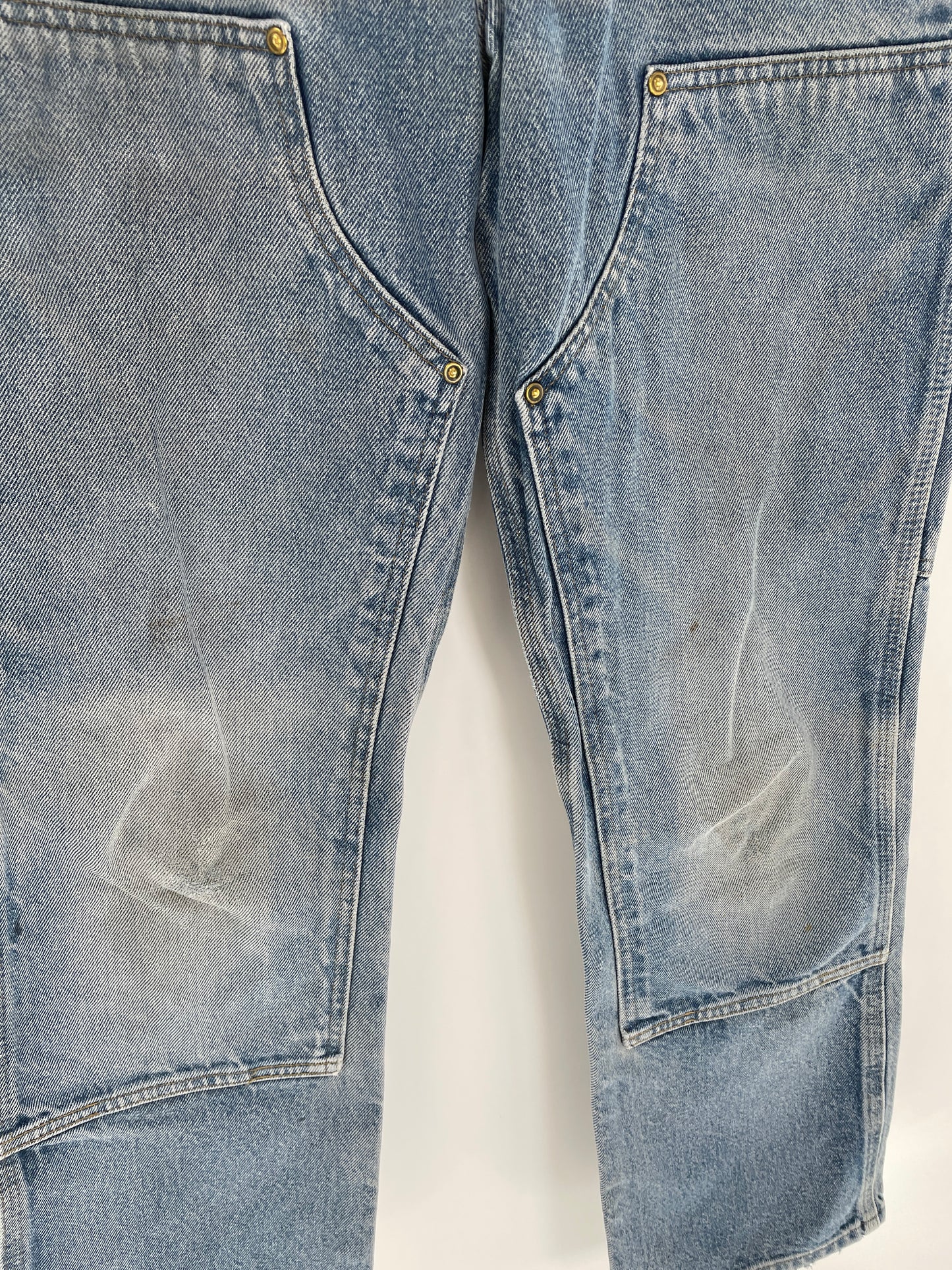 Vintage CARHARTT Size W32xL29 Denim Double Knee Pants / E4205P