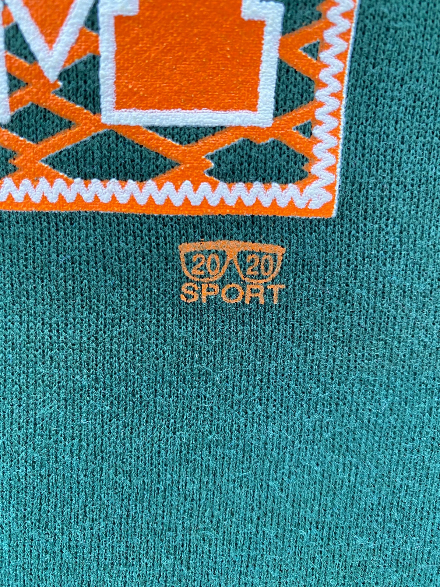 90’s MIAMI GANES Made in USA Size XL Sweat - Shirt/ K6539
