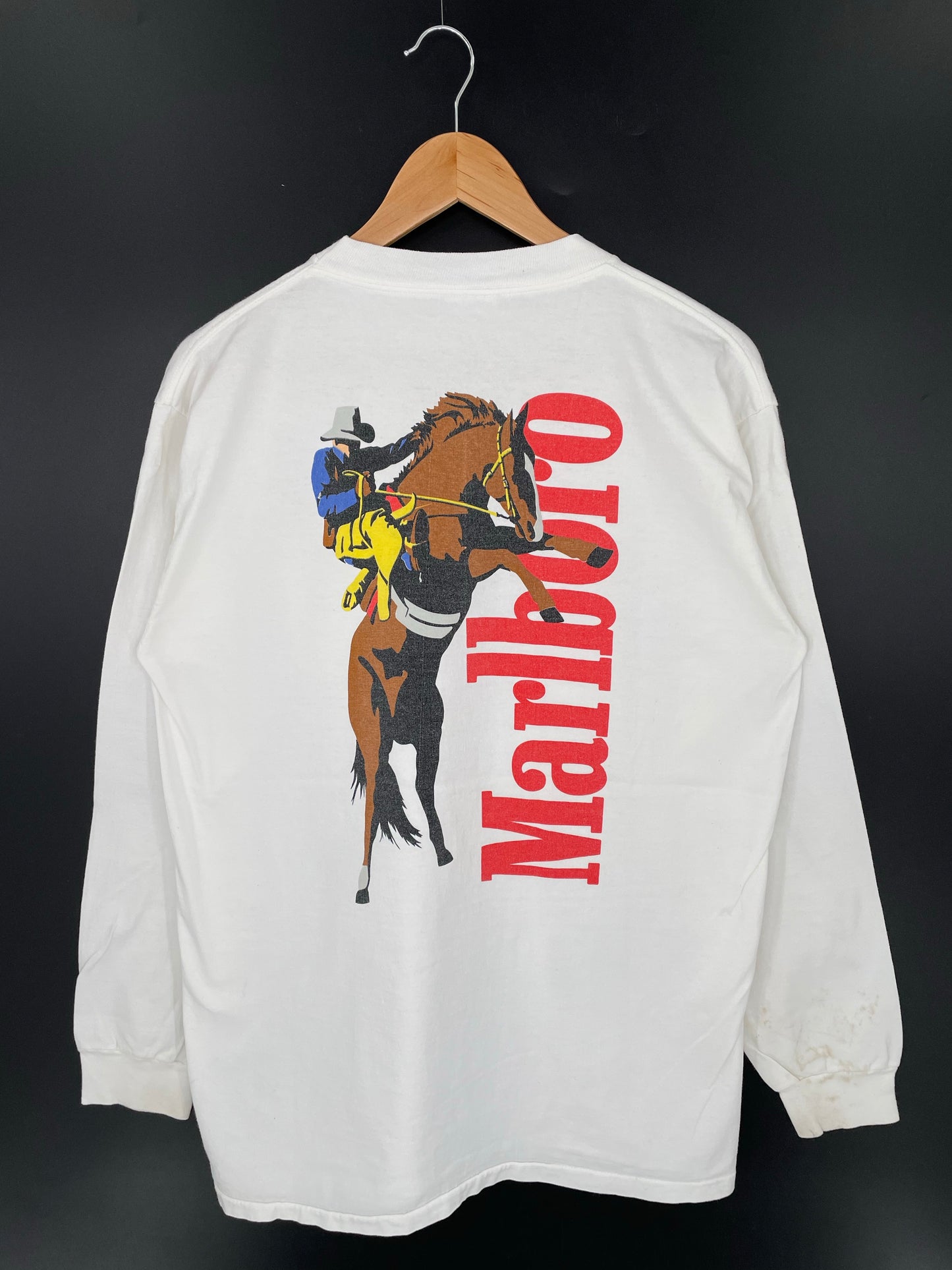 90’s MARLBORO Made in USA Size XL Long Sleeve T-shirt / K9326