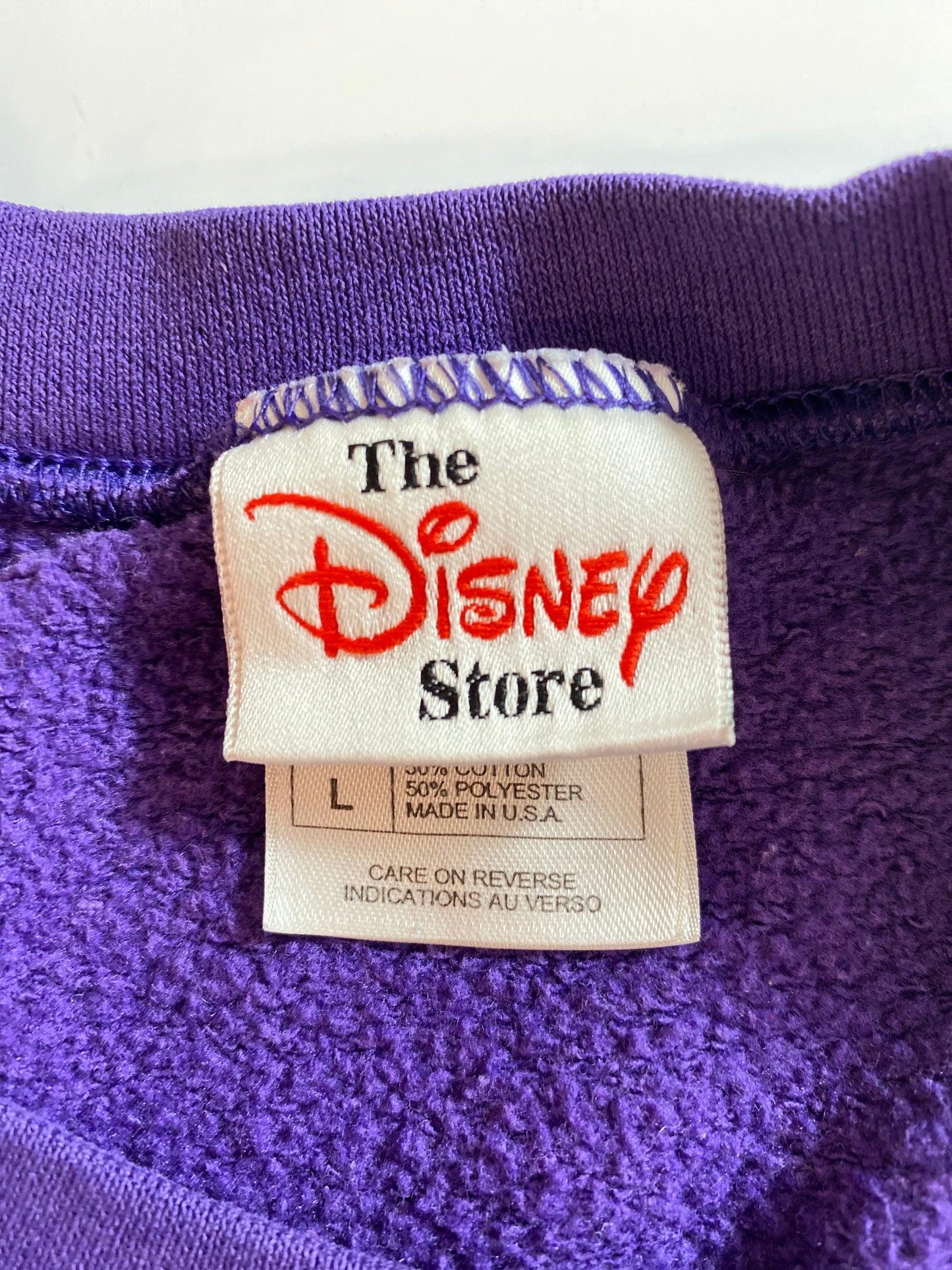 00’s DISNEY WINNIE THE POOH Made in USA Size L Vintage Sweat-Shirt / E533
