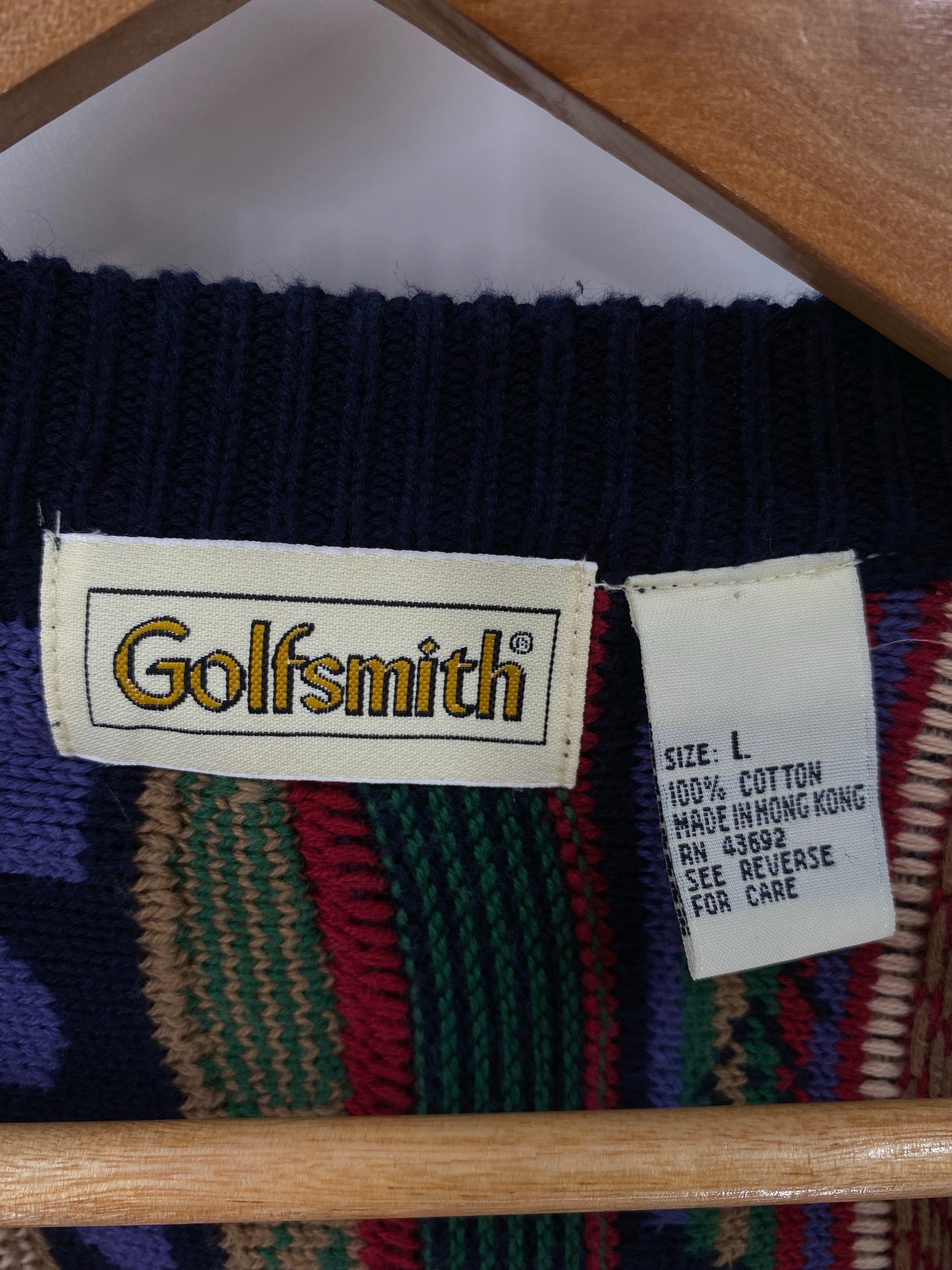 Vintage 3D COOGI- Style Size L Knit Sweater / K4726