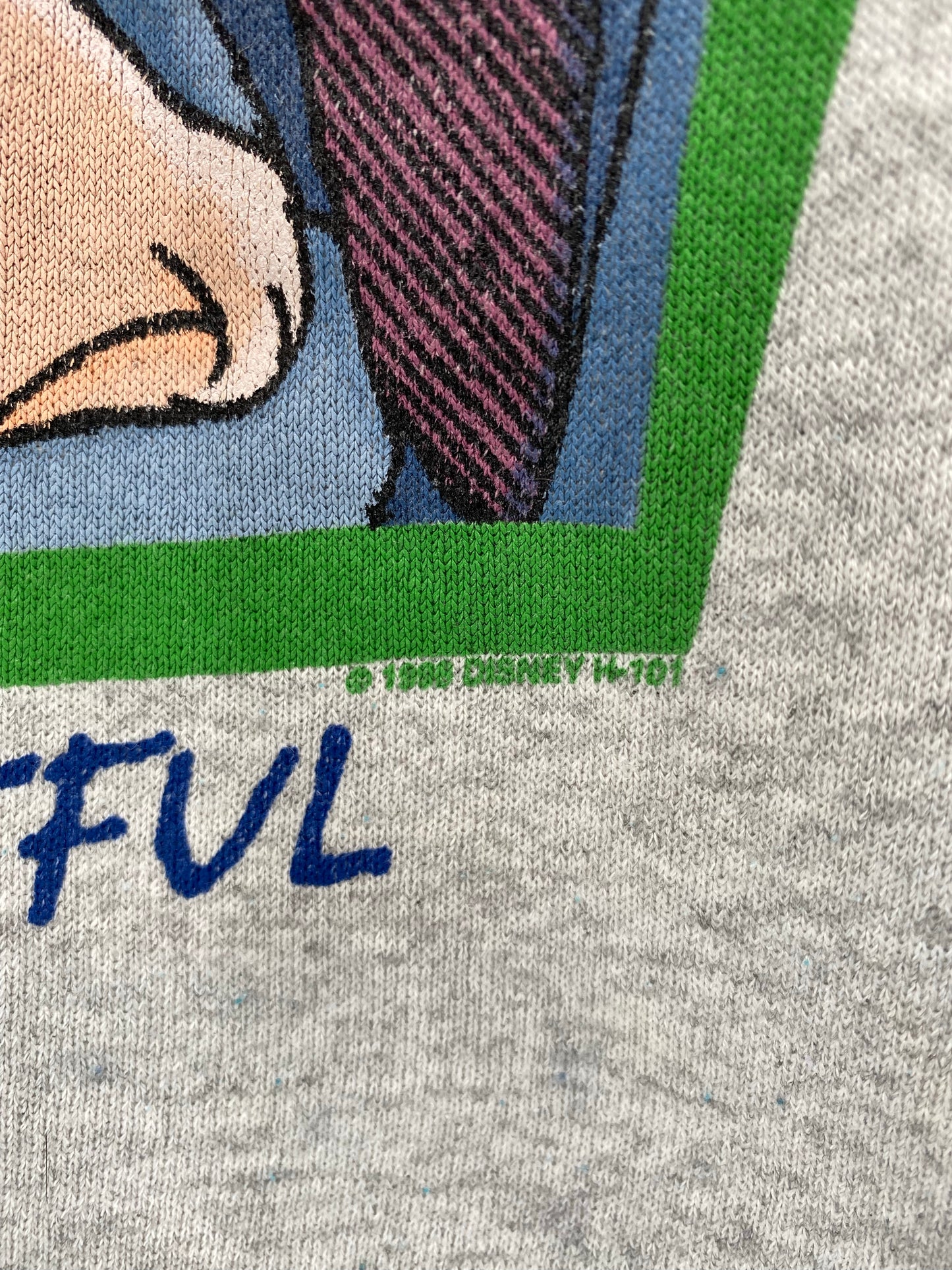 00’ DISNEY EEYORE  Size No tag (Approx.M-L) Vintage Sweat-Shirt /k5433