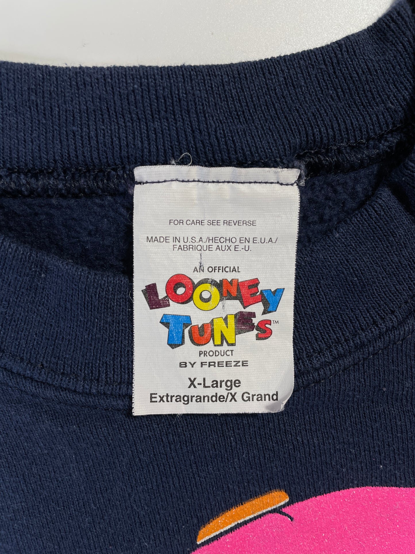 1995 LOONEY TUNES TWEETY Made in USA Size Kids.XL Vintage Sweat-Shirt / A8905